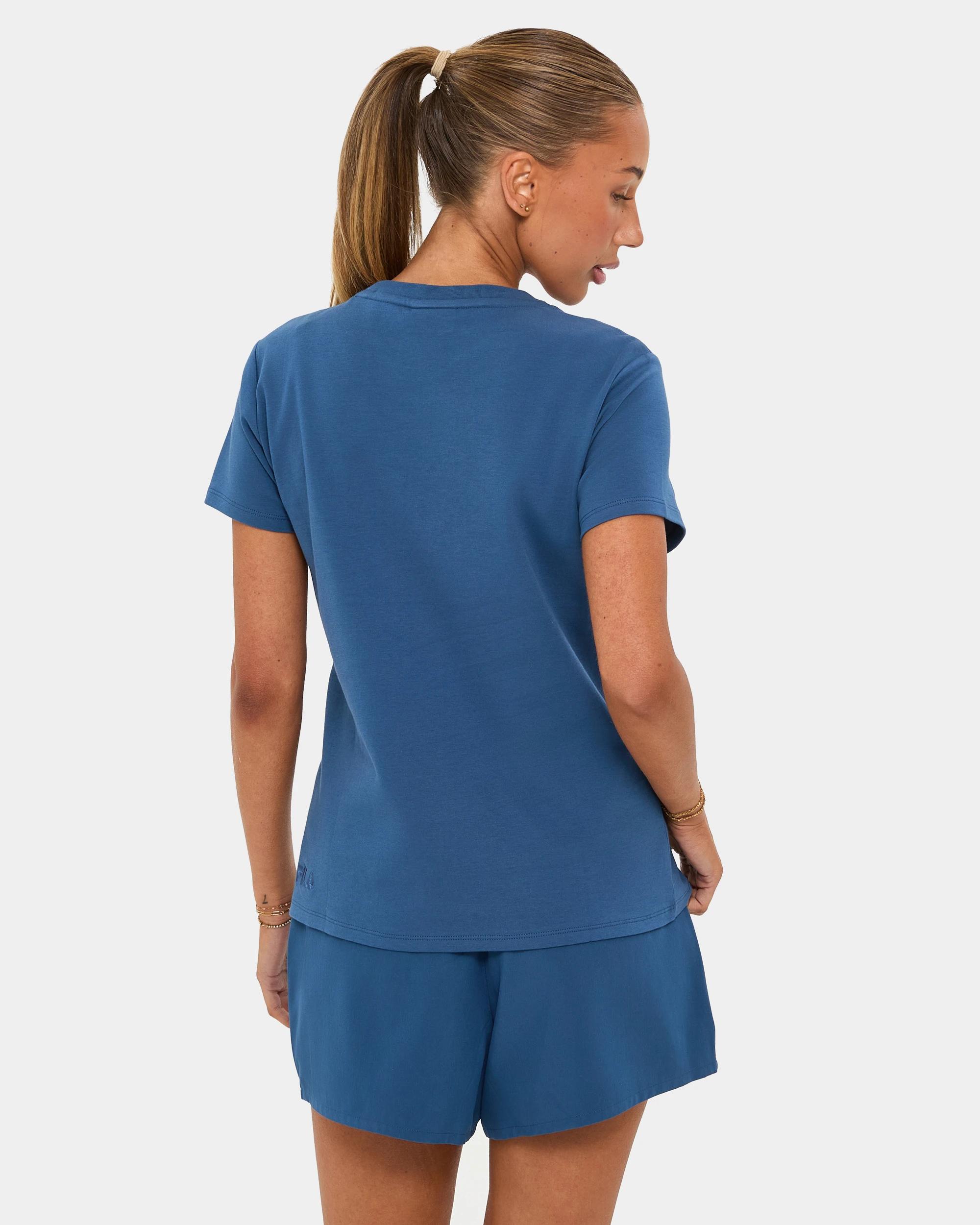 3 Fila Milly Cotton T-Shirt ENSIGN BLUE, 3 of 5