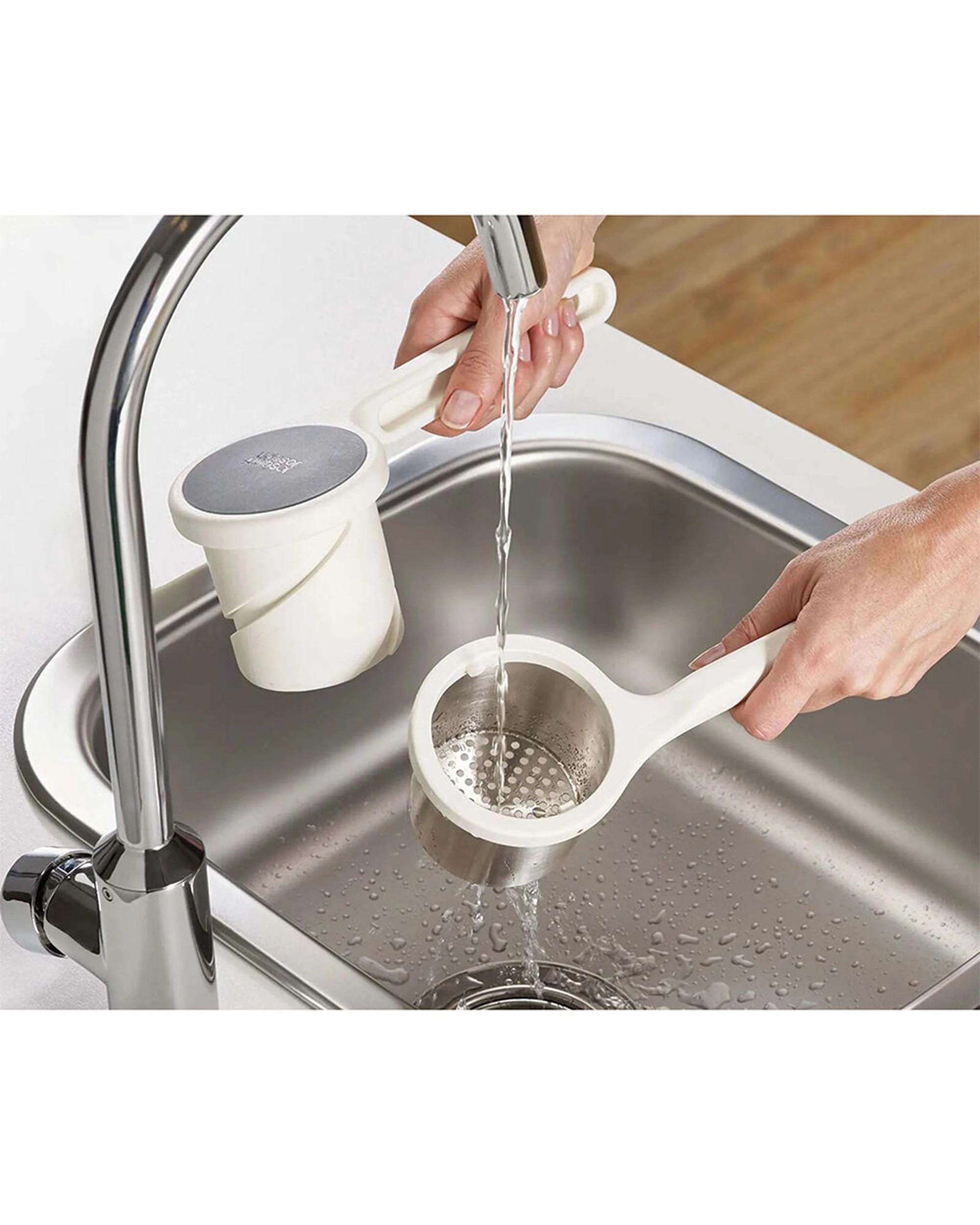 5 Joseph Joseph 26.5cm Helix Potato Ricer 2PK Unique Twisting Action - Multi, 5 of 5