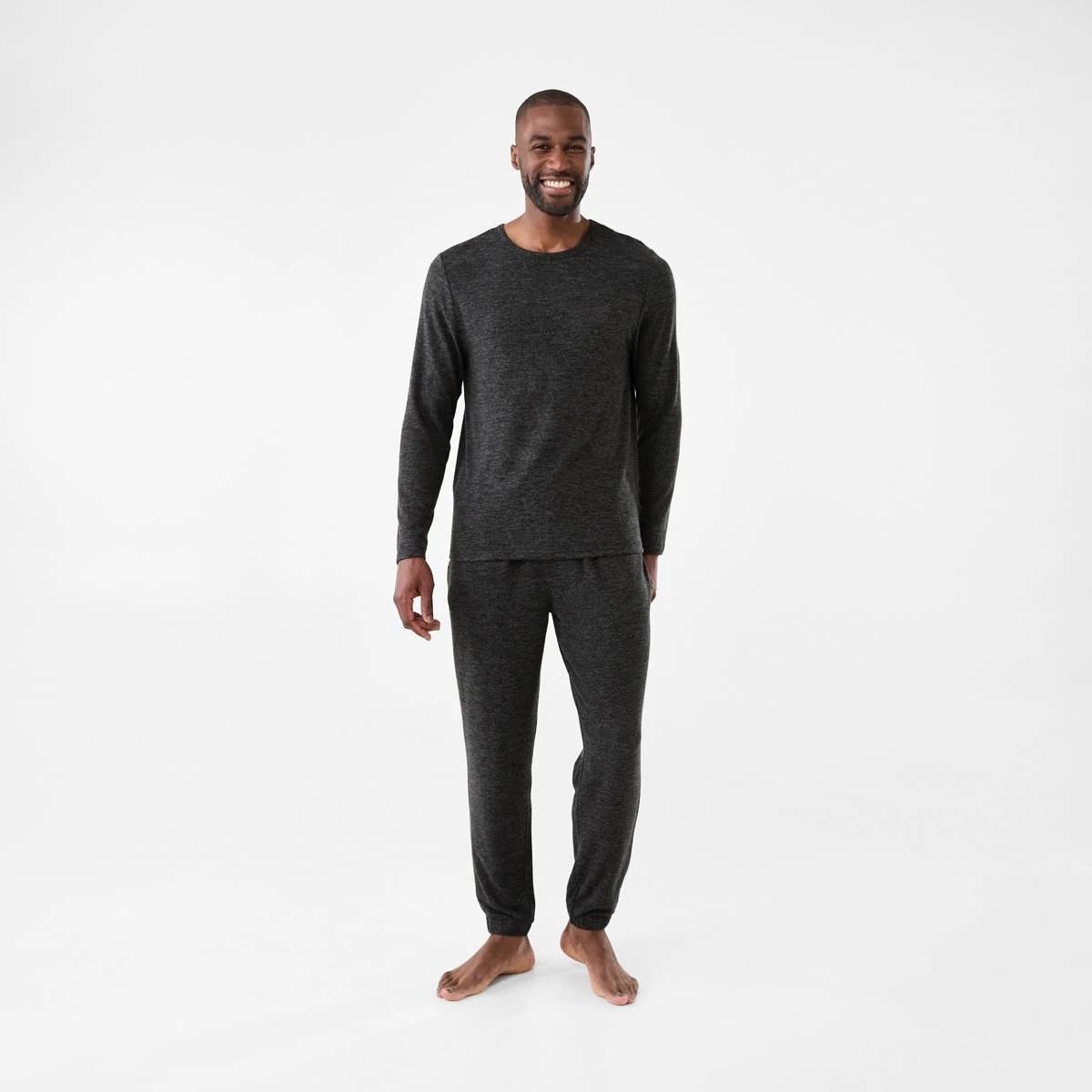 6 Long Sleeve Brushed Knit Top Blkmarle, 6 of 6
