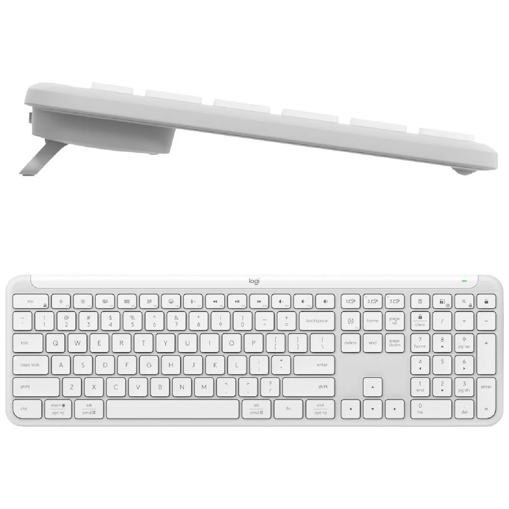 5 Logitech MK950 Wireless Keyboard and Mouse Combo White, 5 of 7