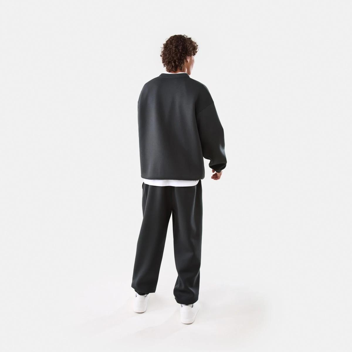 4 Scuba Oversized Crew Neck Sweatshirt VOLCANIC ROCK, 4 of 6