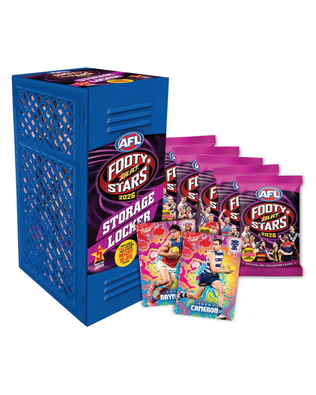 Official Select 2026 AFL Footy Stars Blaster Storage Lo