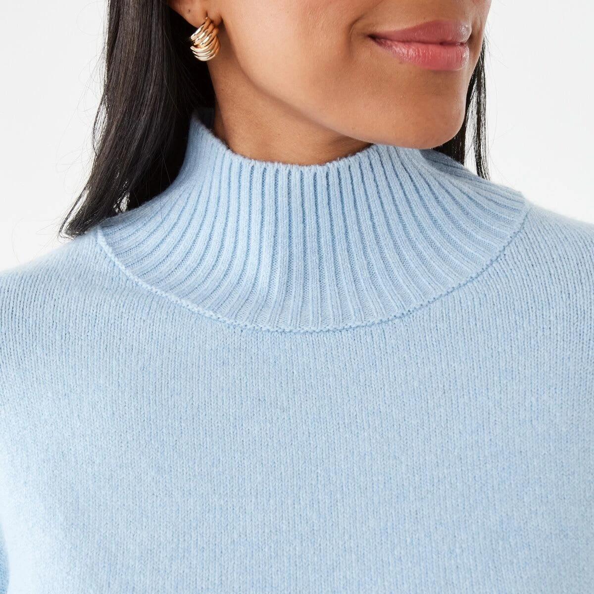 6 Funnel Split Hem Jumper Skyway Mrl, 6 of 10