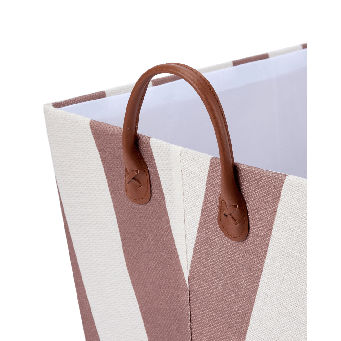 3 Tapered Basket - Chocolate Stripe, 3 of 5