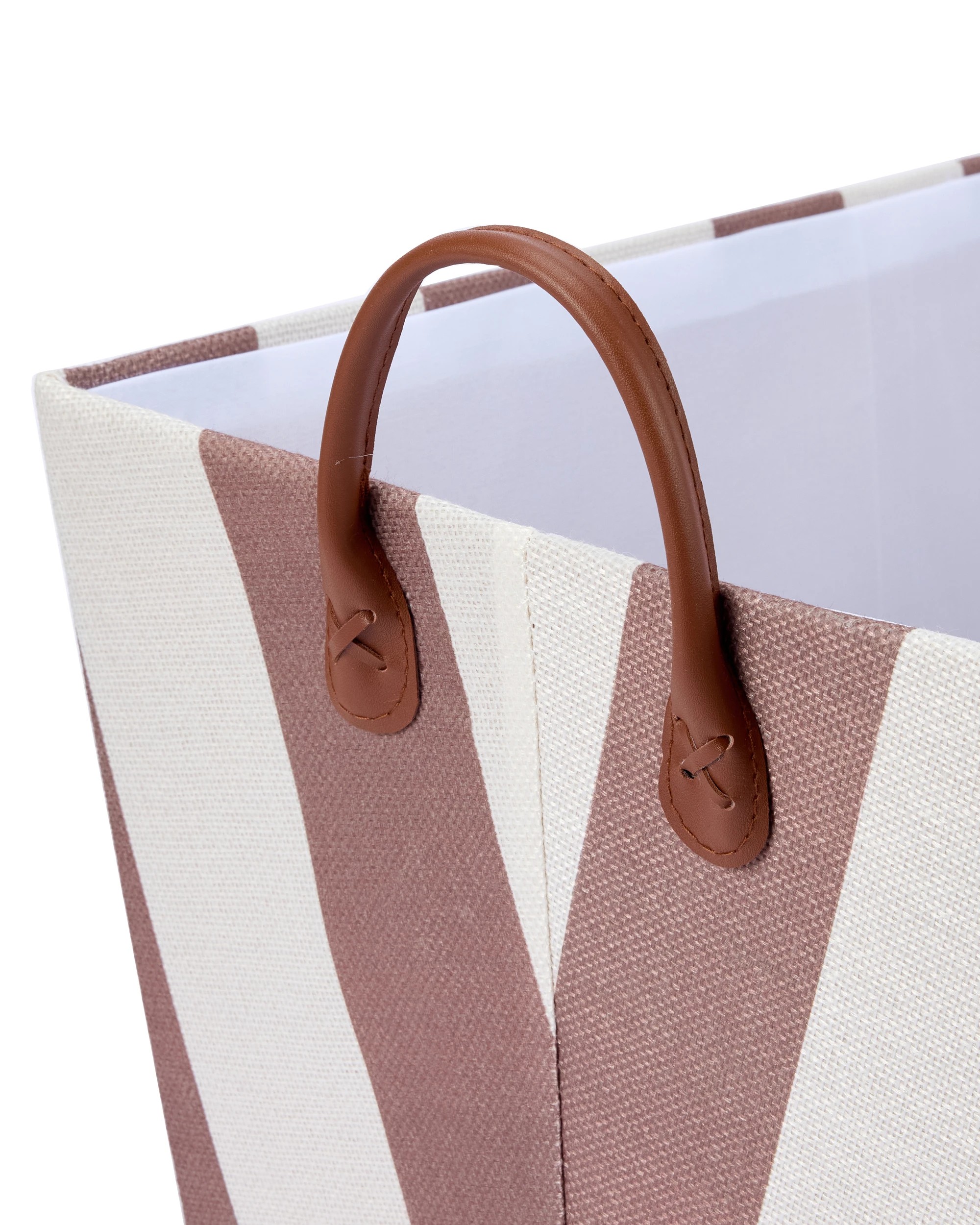 3 Tapered Basket - Chocolate Stripe, 3 of 5