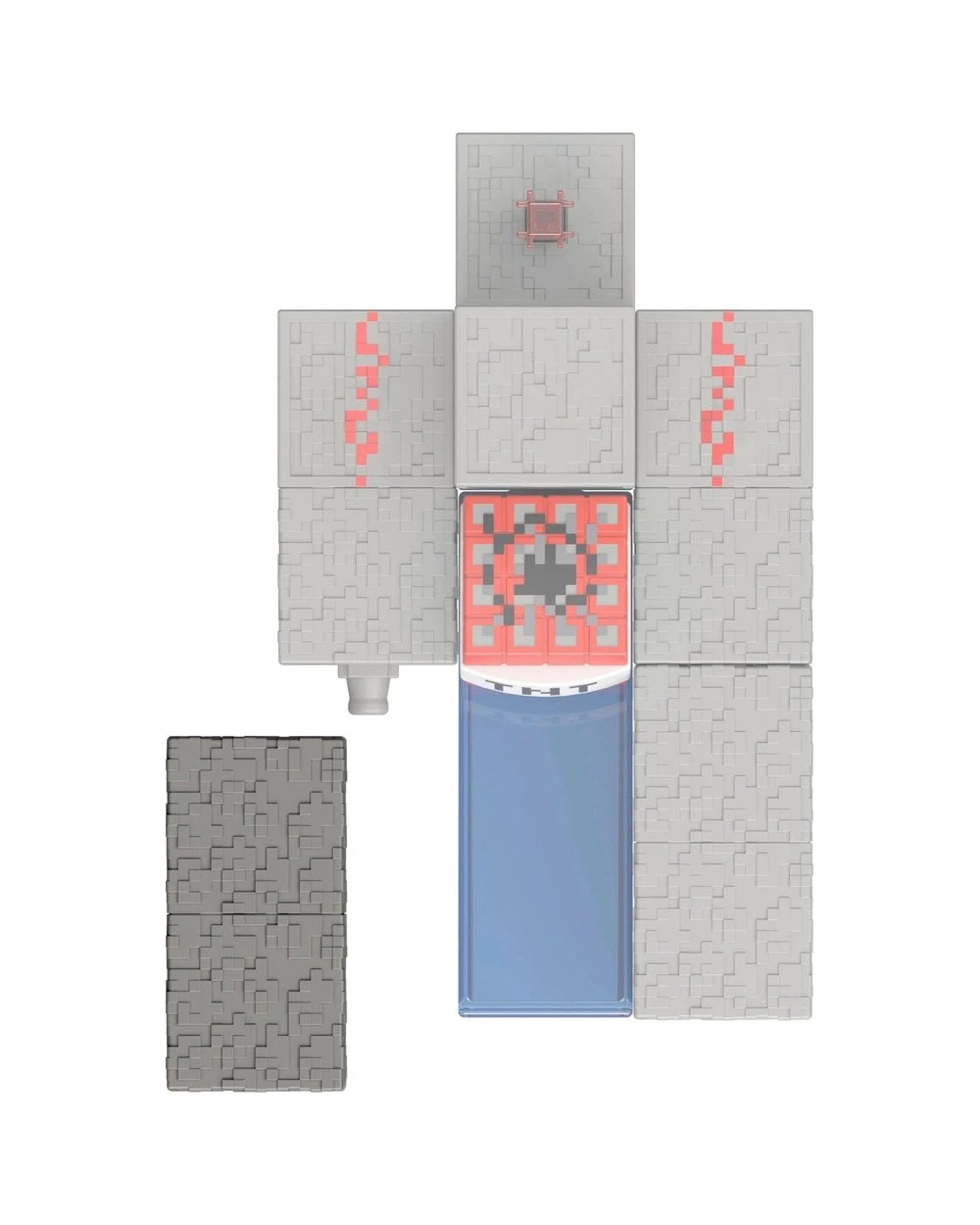 4 Minecraft Redstone Charged Bogged Figure, 4 of 6