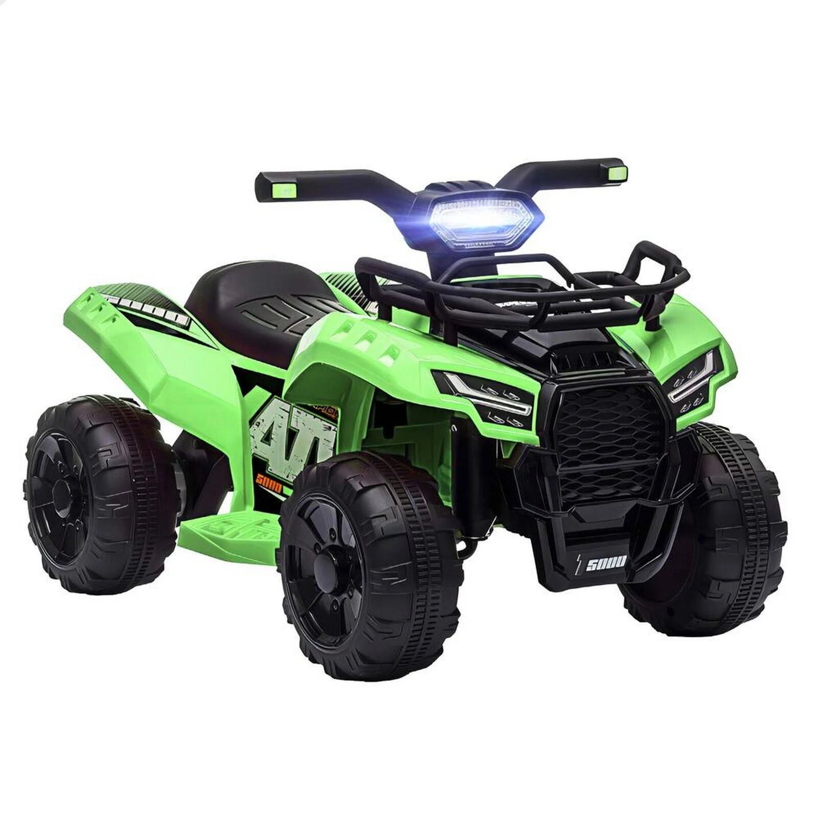 1 Alfordson Kids Ride On Car Electric ATV Toy 25W Motor W/ USB MP3 LED Light - Green, 1 of 10