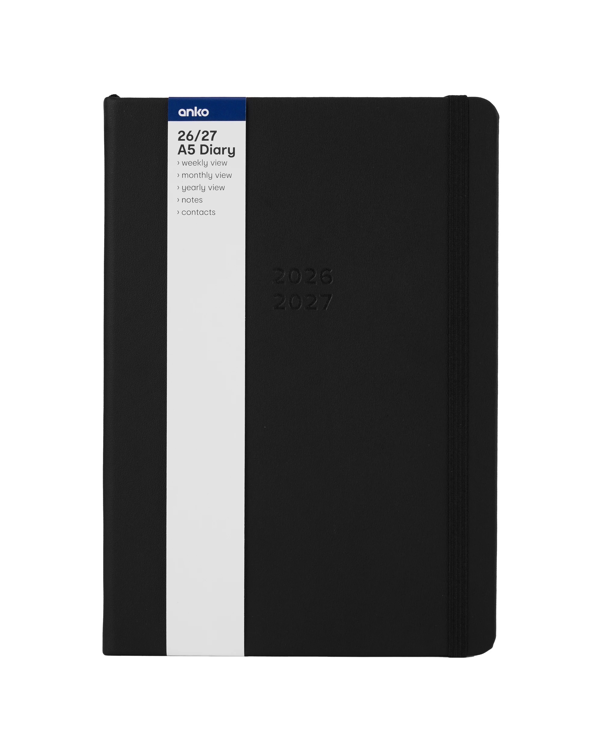 7 26/27 A5 Diary - Black, 7 of 8