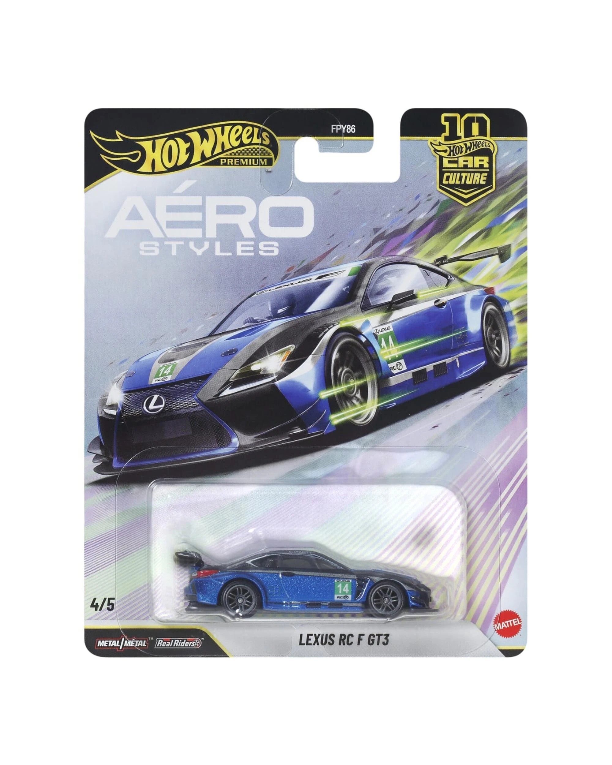1 Hot Wheels Premium Aero Styles Lexus RC F GT3 Diecast Vehicle, 1 of 7