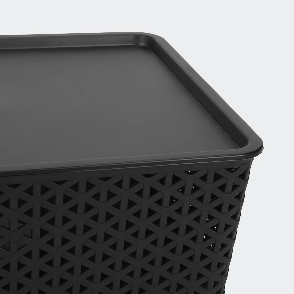 5 Storage Container with Lid Medium - Black, 5 of 7