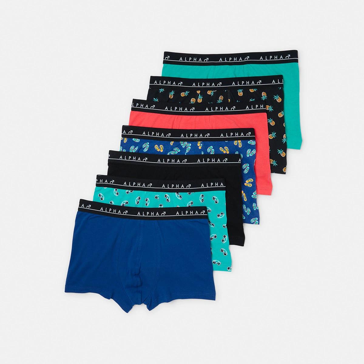 1 7 Pack Printed Trunks Summer Fun, 1 of 10