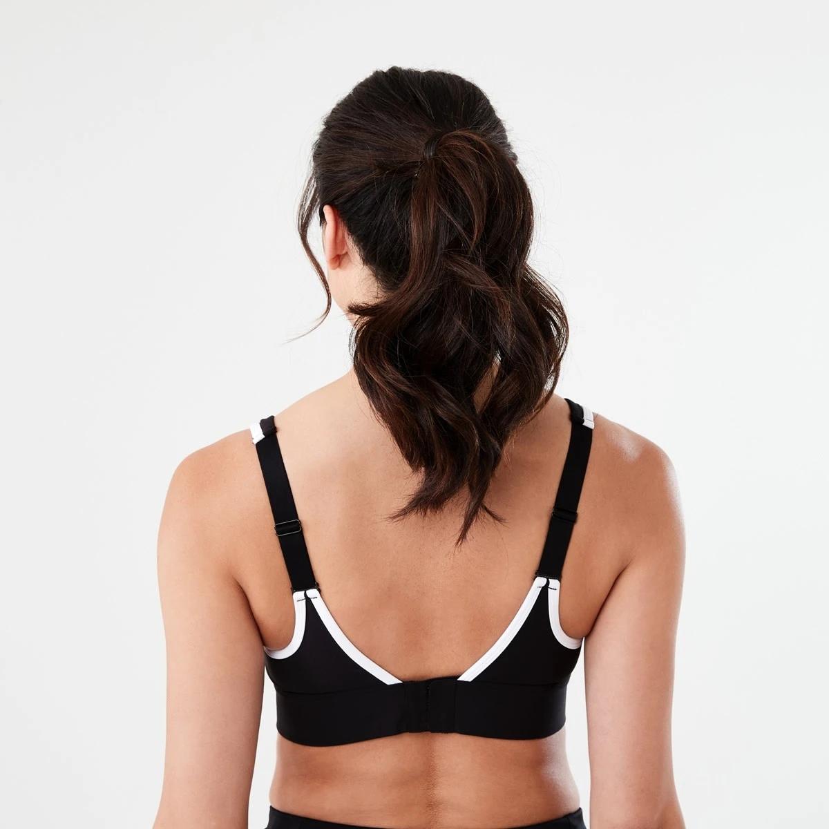 3 Sports Seamfree Crop Top BLACK, WHITE, 3 of 5