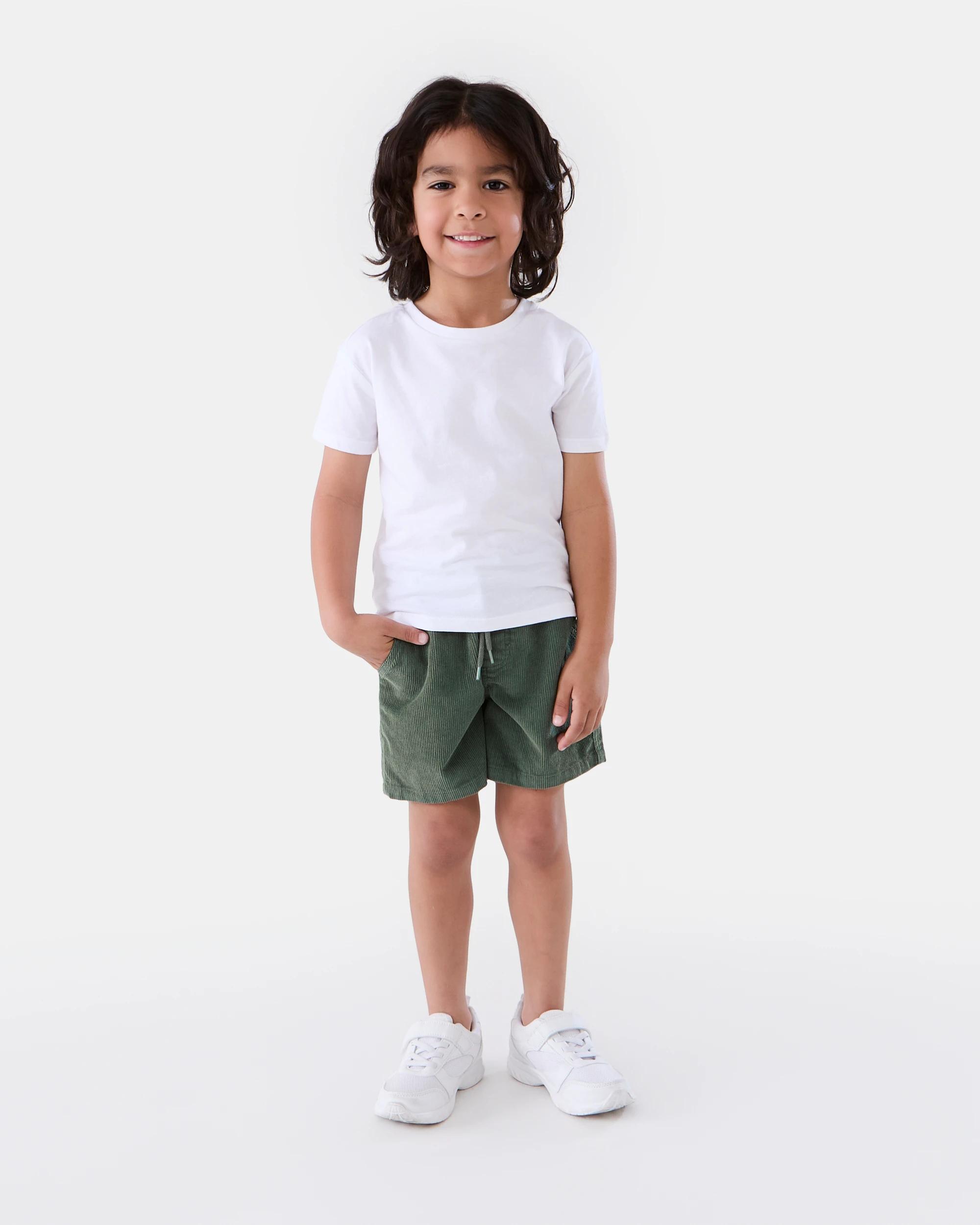 5 Corduroy Shorts Dm Grn, 5 of 6