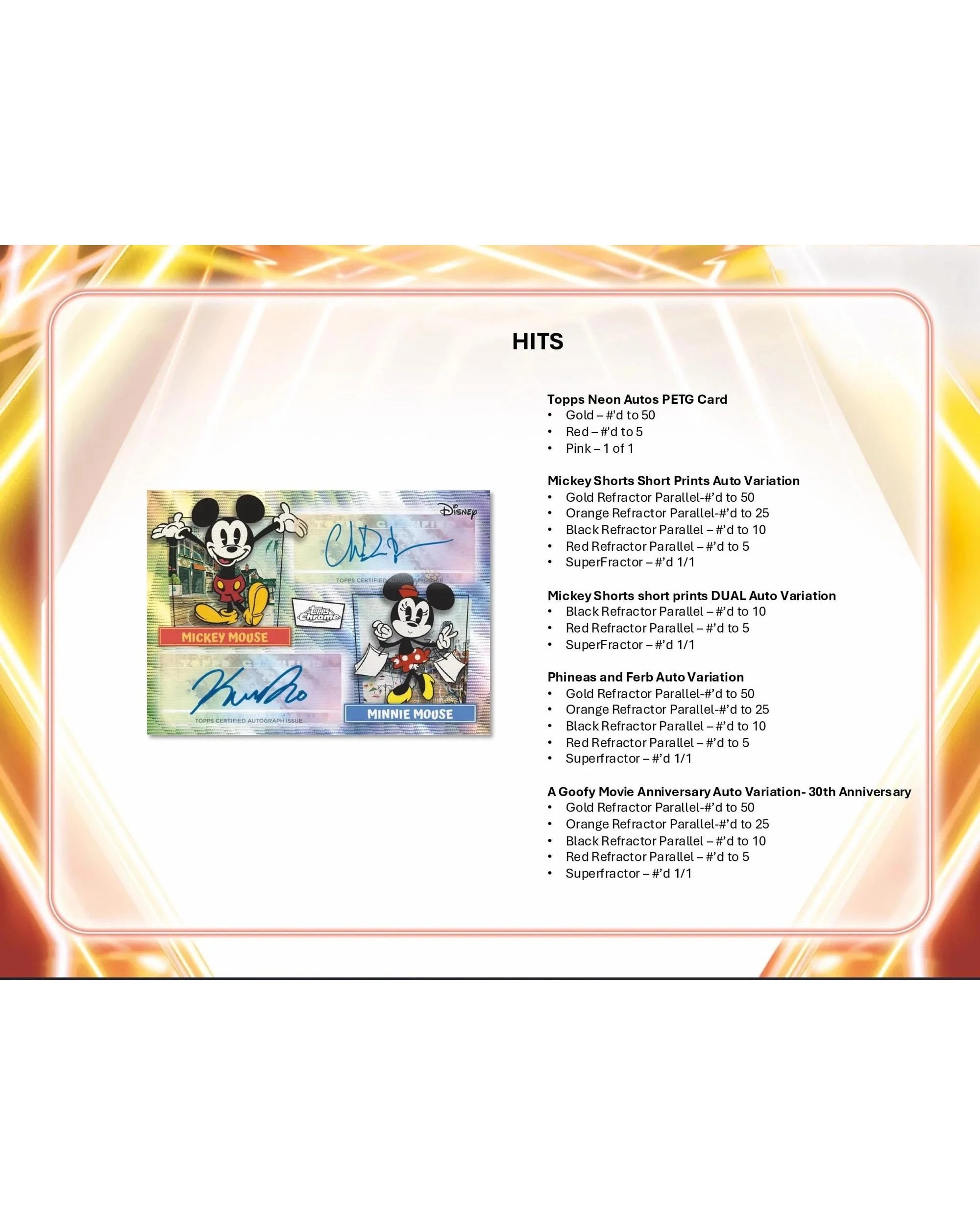8 Topps 2026 Disney Neon Blaster Box, 8 of 10