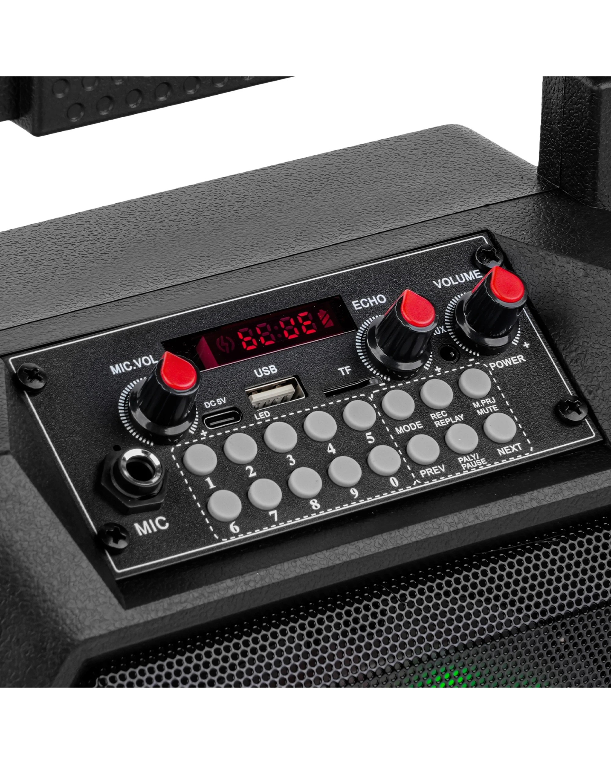 5 Advwin Karaoke Machine with 2 Wireless Microphones - Black, 5 of 8