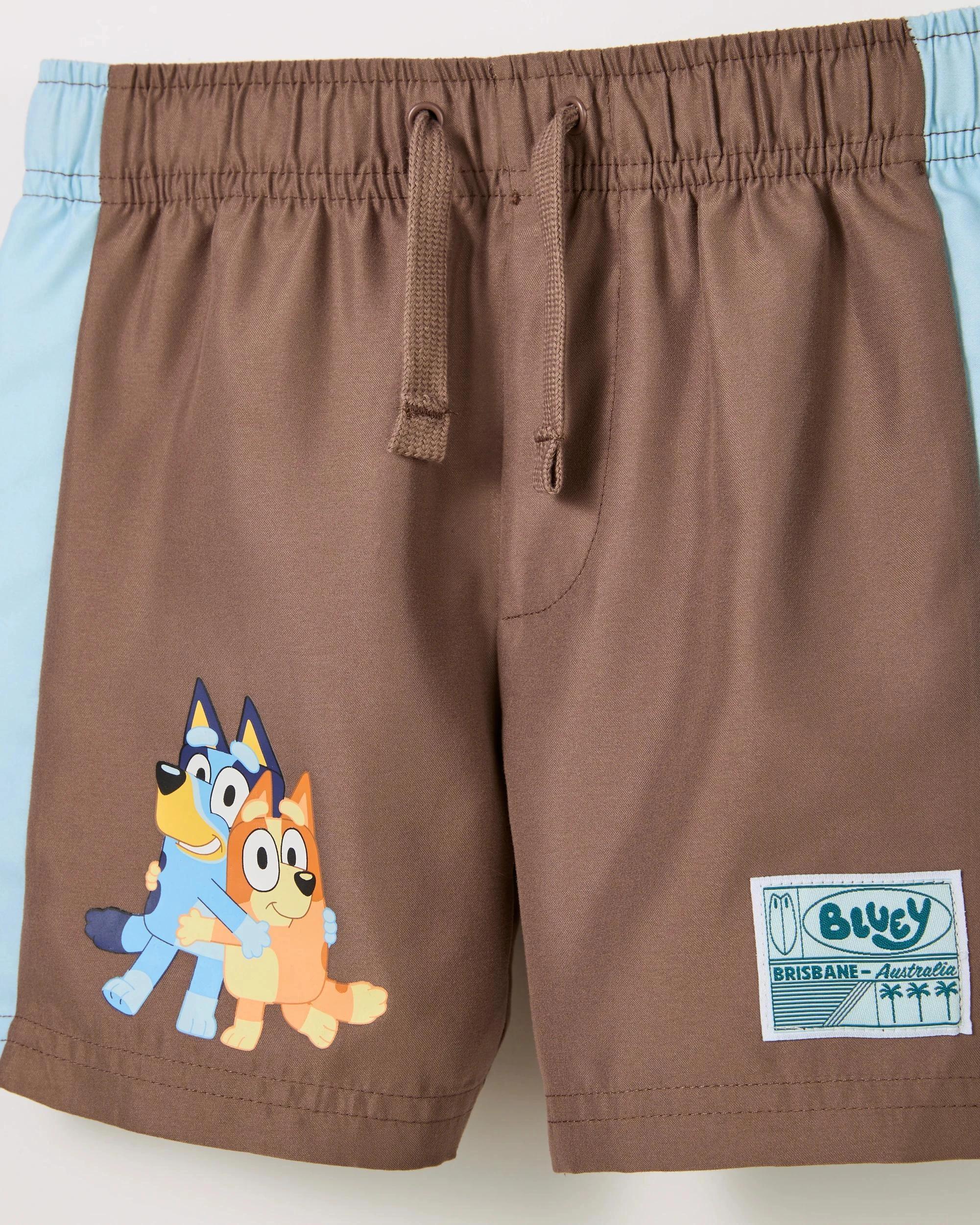 2 Bluey Swim Boardshorts BROWN, 2 of 2