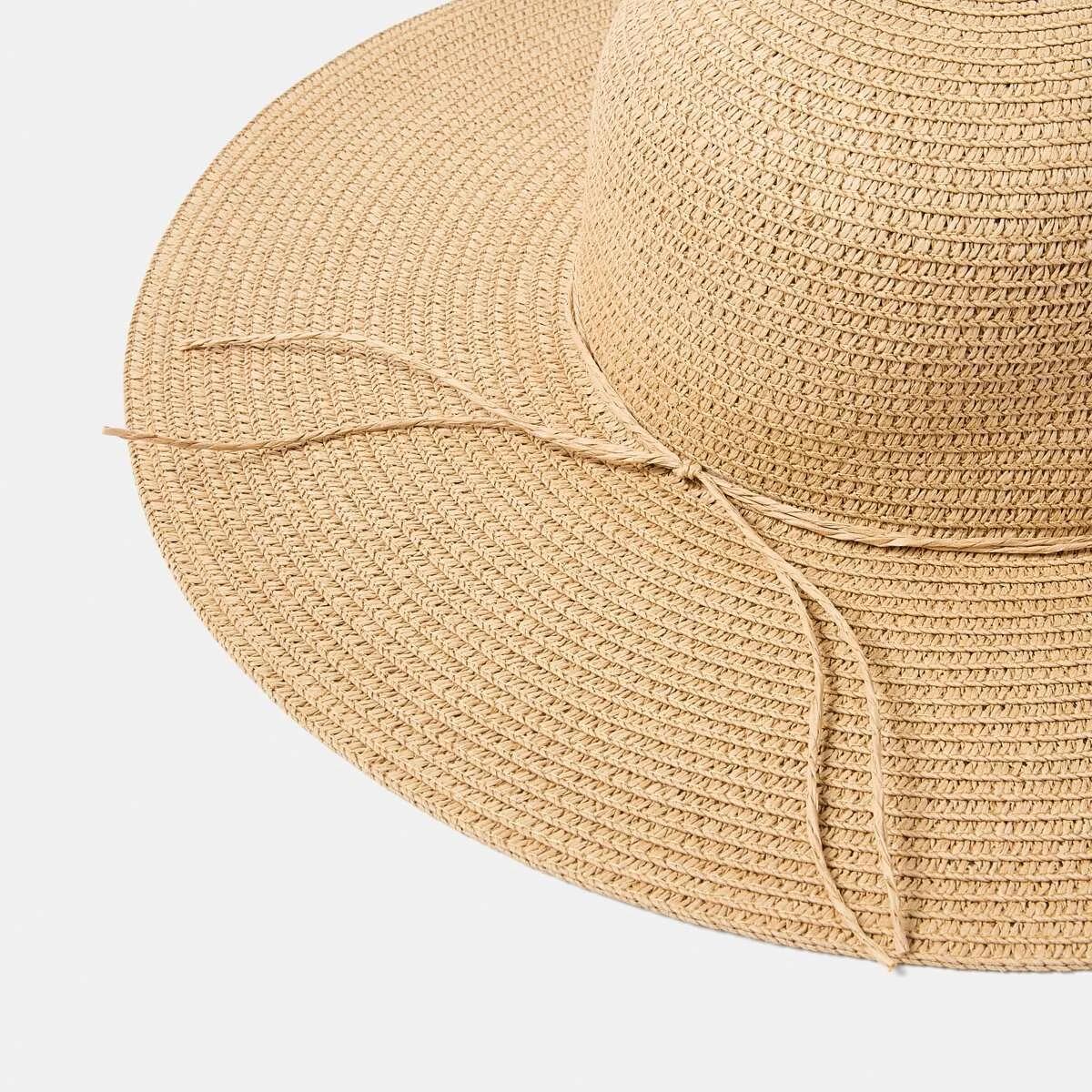 2 Basic Wide Brim Hat NATURAL, 2 of 2