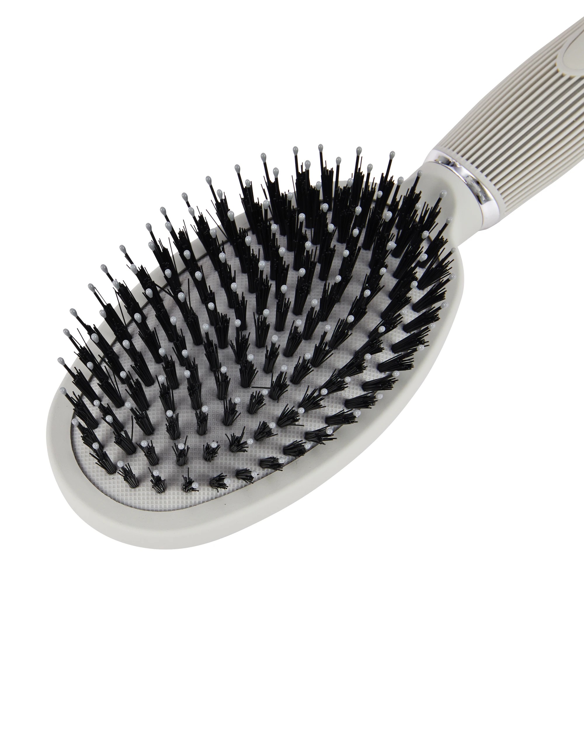 2 OXX Haircare Ceramic Oval Brush - Grey, 2 of 4
