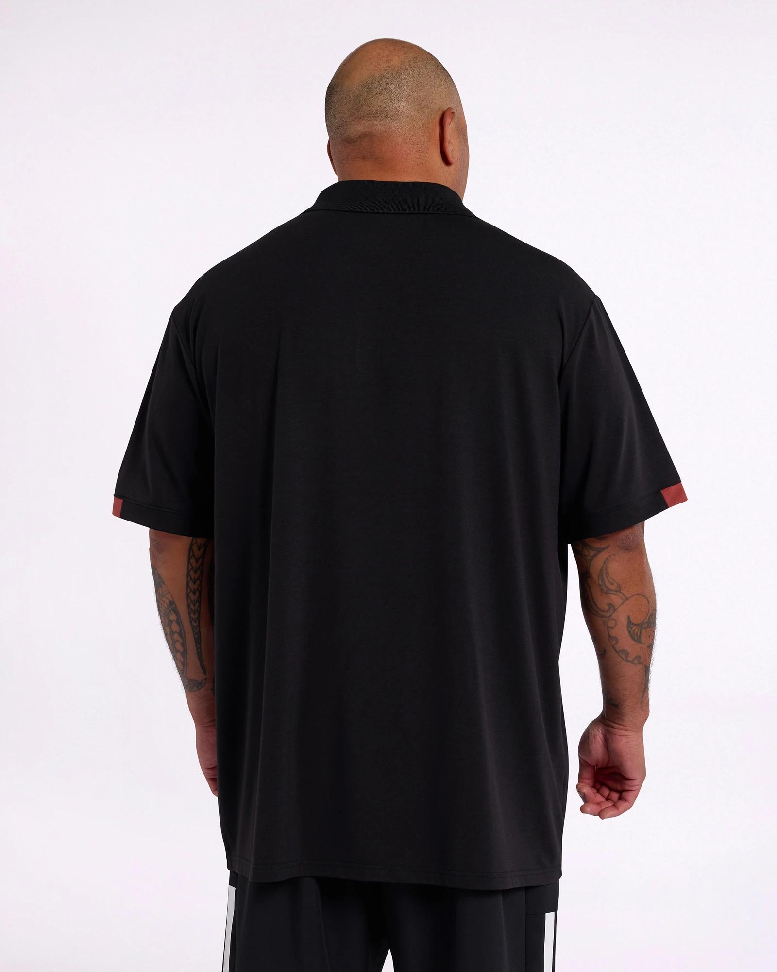 3 Lonsdale London Plus Size Active Polo Top - Lonsdale BLACK, 3 of 5