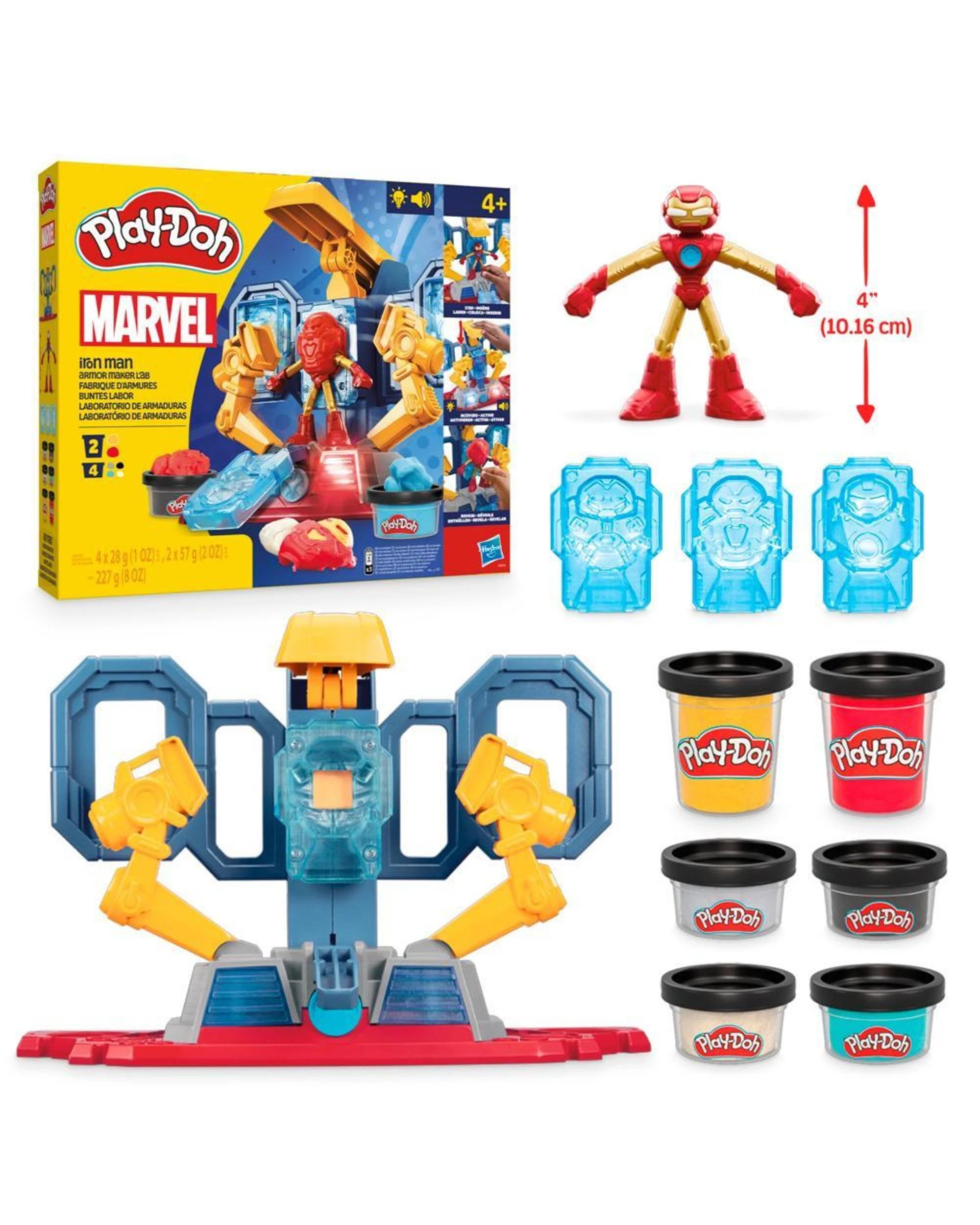 2 Play-Doh Marvel Iron Man Armour Maker Lab, 2 of 9