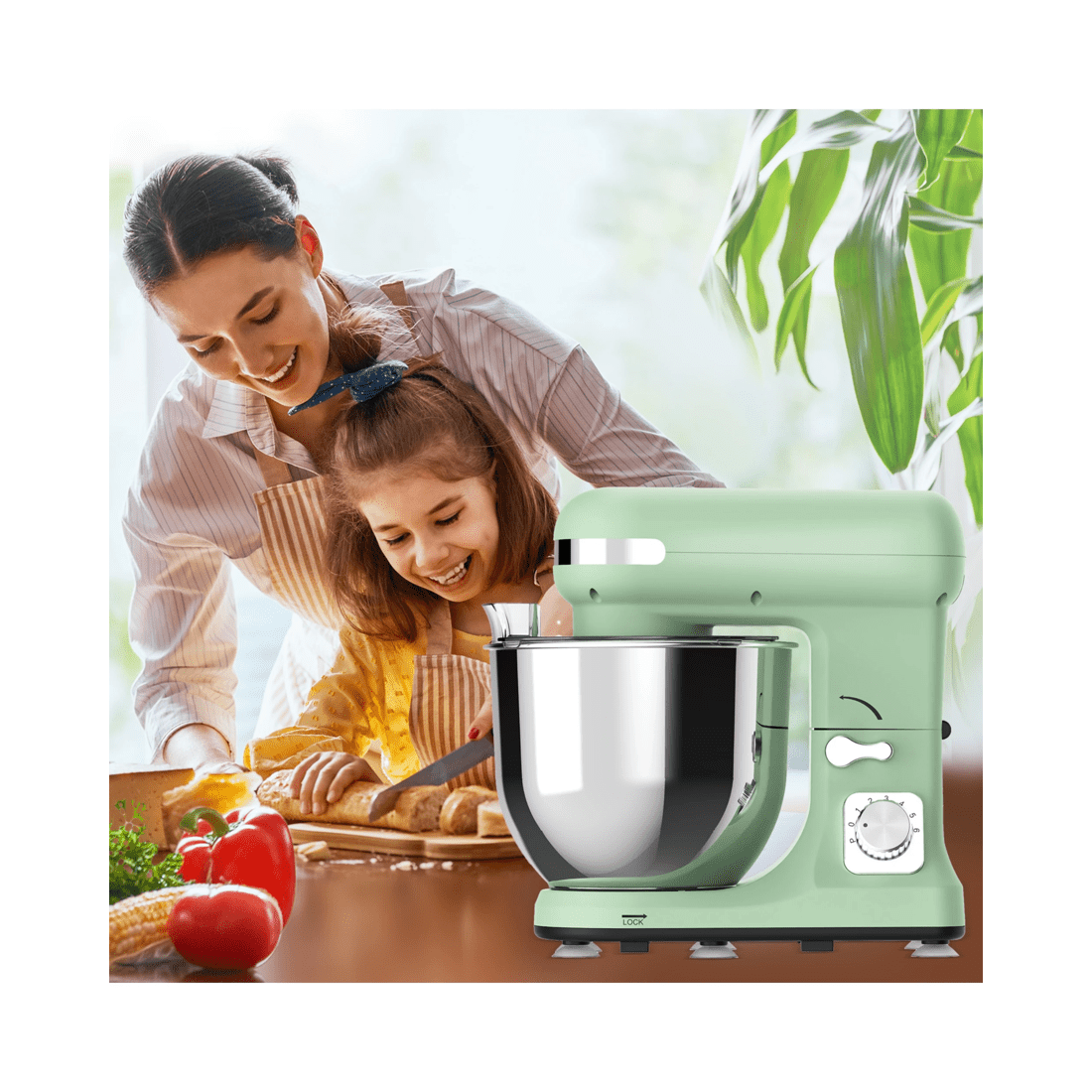 6 Advwin Green Stand Mixer, 6 of 7