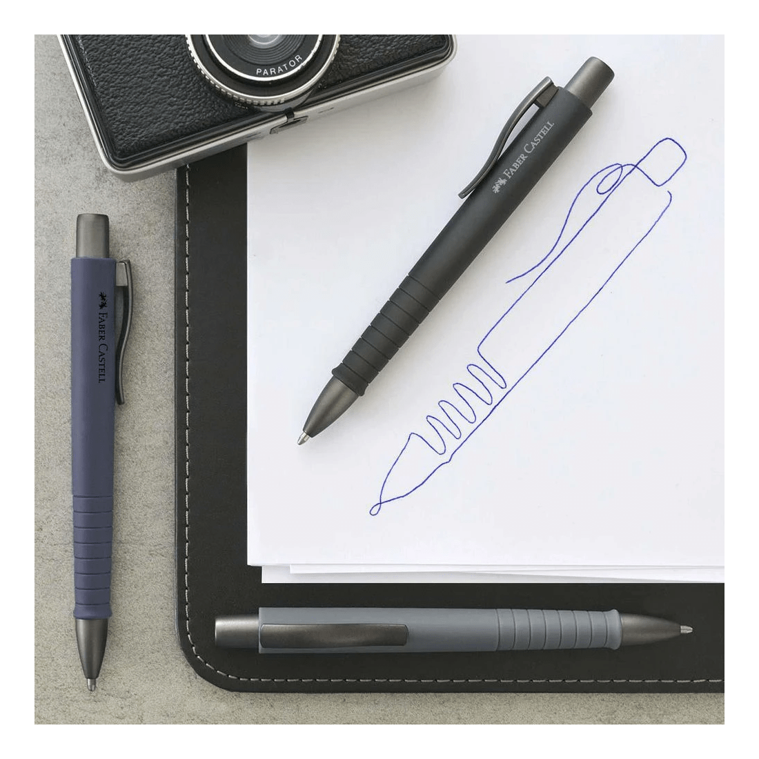 5 Faber-Castell PolyBall Urban XB Ballpoint Pen Stone Grey, 5 of 6