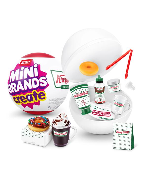 Mini Brands Create Krispy Kreme Series 1 Capsule By Zuru - Assorted - Multi