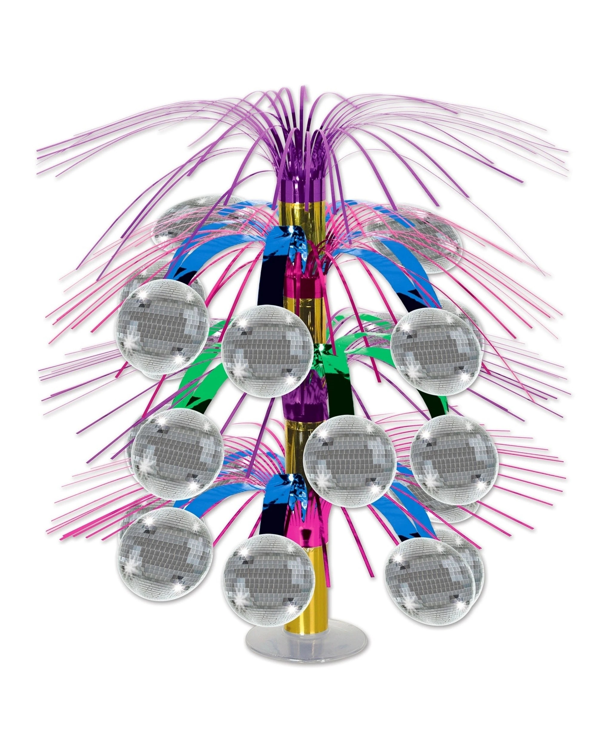 1 Beistle Disco Ball Cascade Centrepiece - Multi, 1 of 1