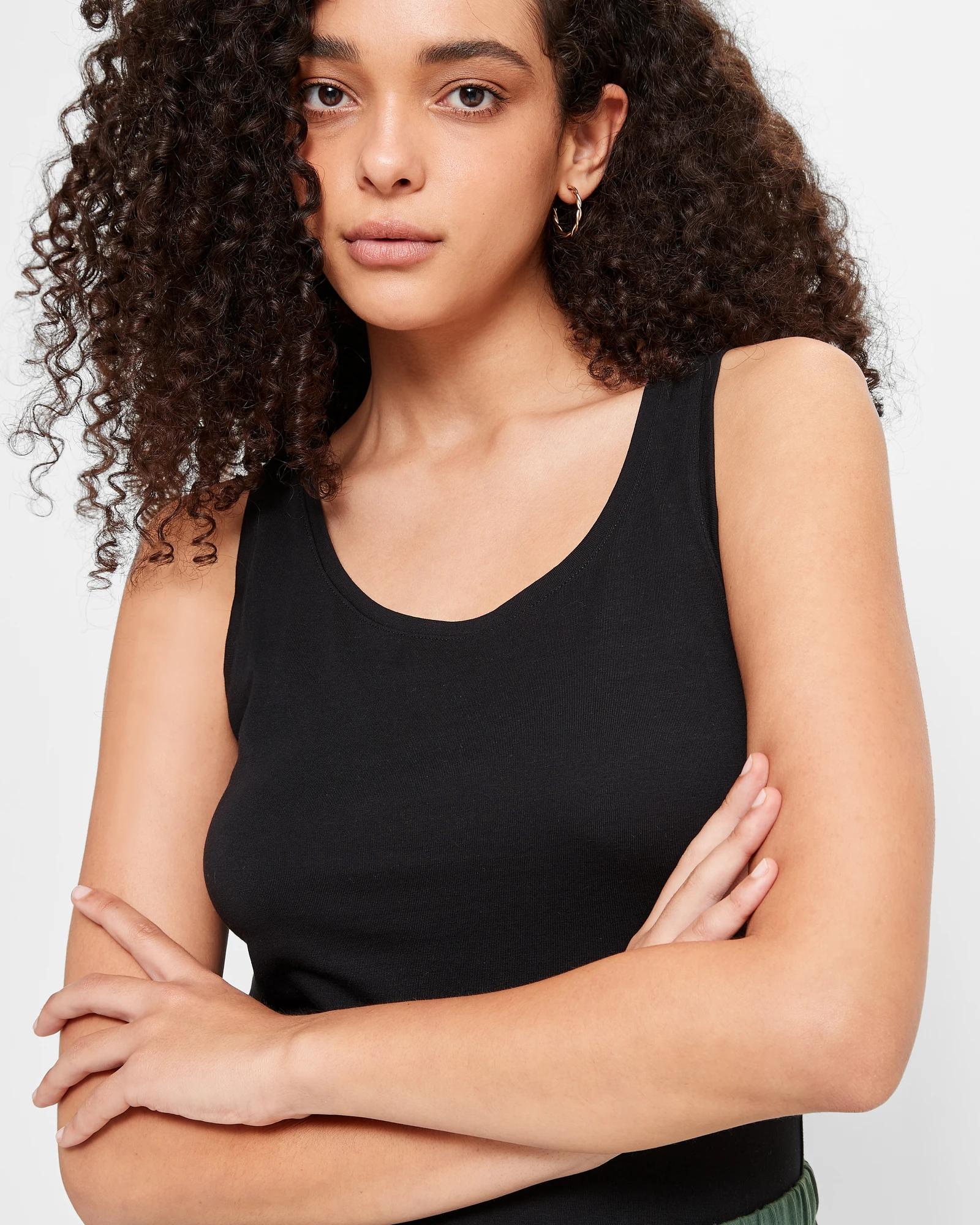 5 Target Australian Cotton Tank Top BLACK, 5 of 5