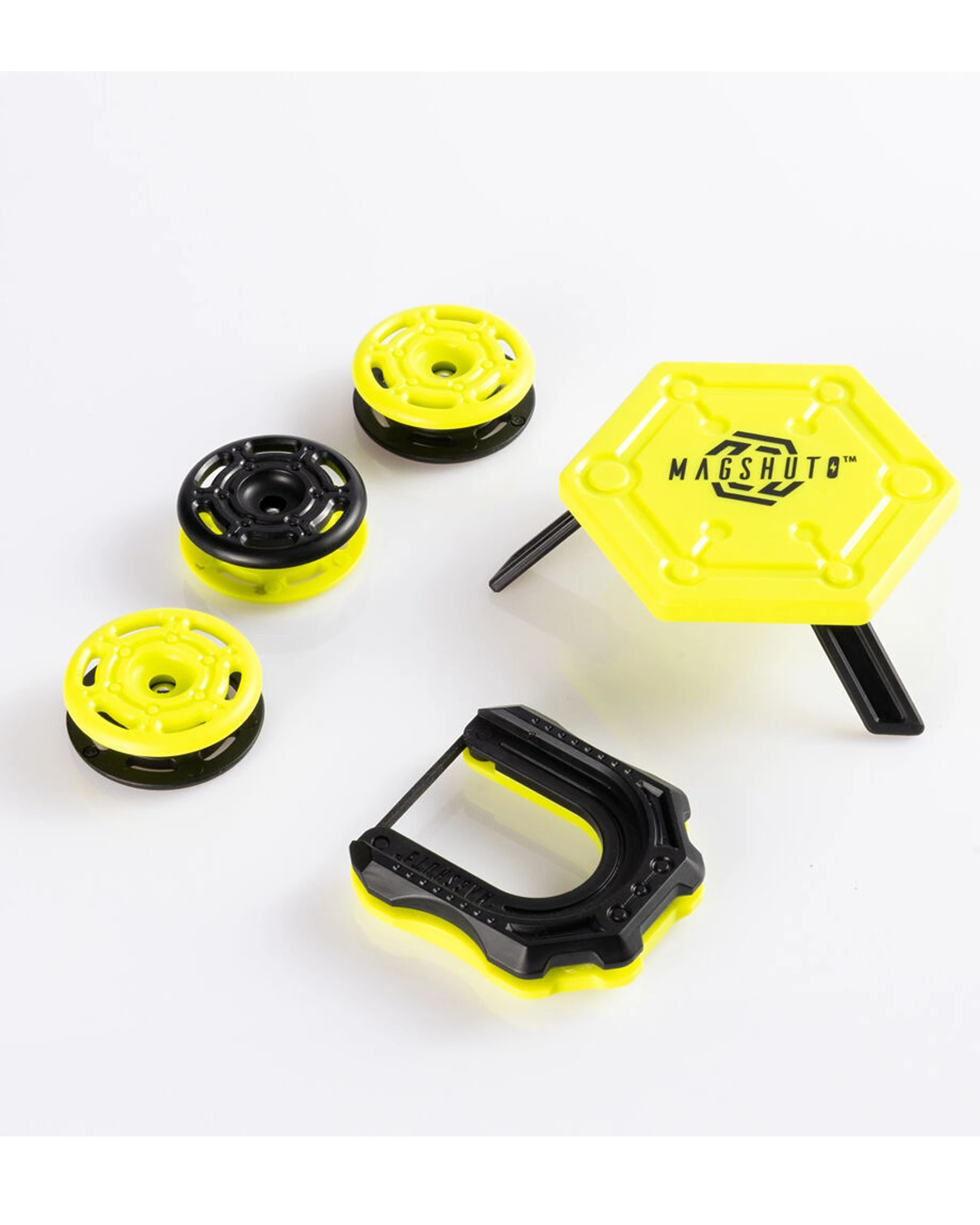 7 TOMY 2x 5pc Magshuto Mag-Kit Series 1 Magnetic Trick Shot Quick Circuit Kids Toy - Multi, 7 of 7