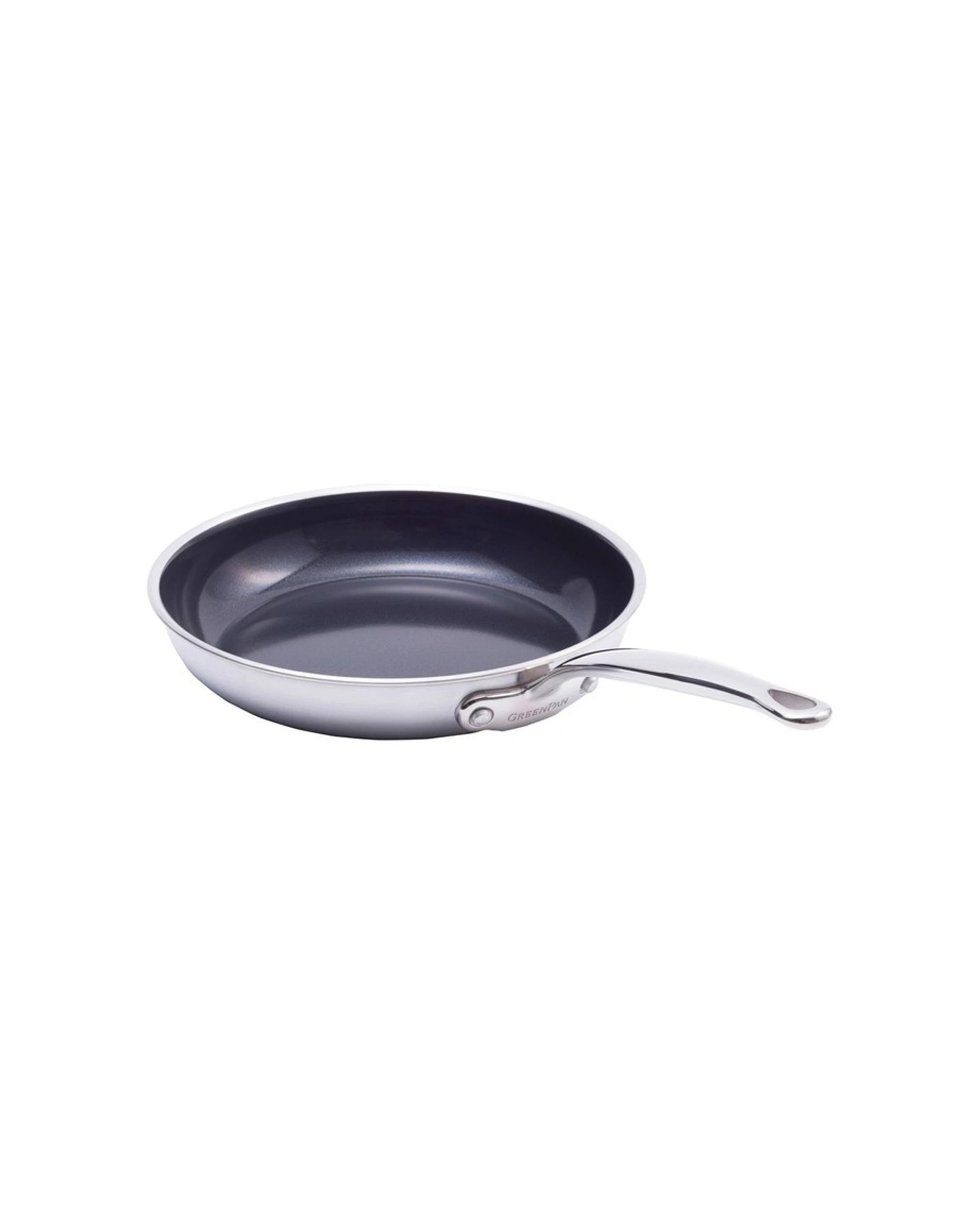 1 Greenpan Premiere Stainless Steel Open Frypan Home Kitchen Cookware 30cm - Silver, 1 of 5