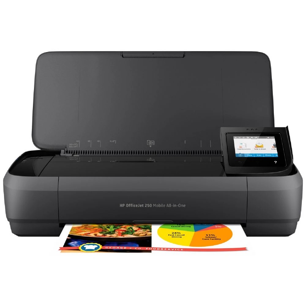 1 HP OfficeJet 250 Mobile Multifunction Printer, 1 of 6
