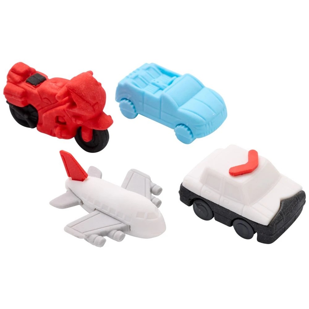 1 Studymate Novelty Erasers Transport 5 Pack, 1 of 2