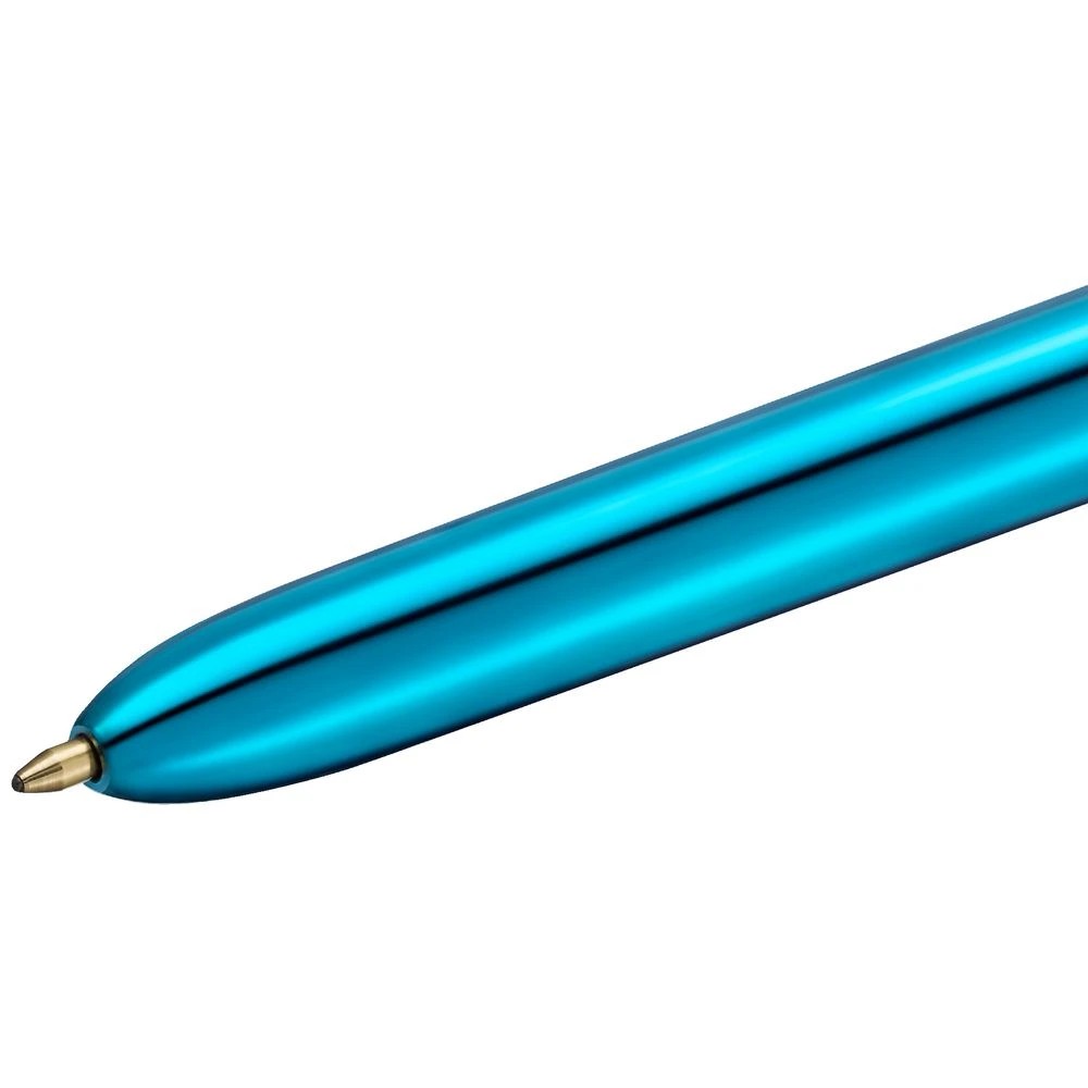 5 BIC 4 Colours Shine Ballpoint Pen Blue, 5 of 6