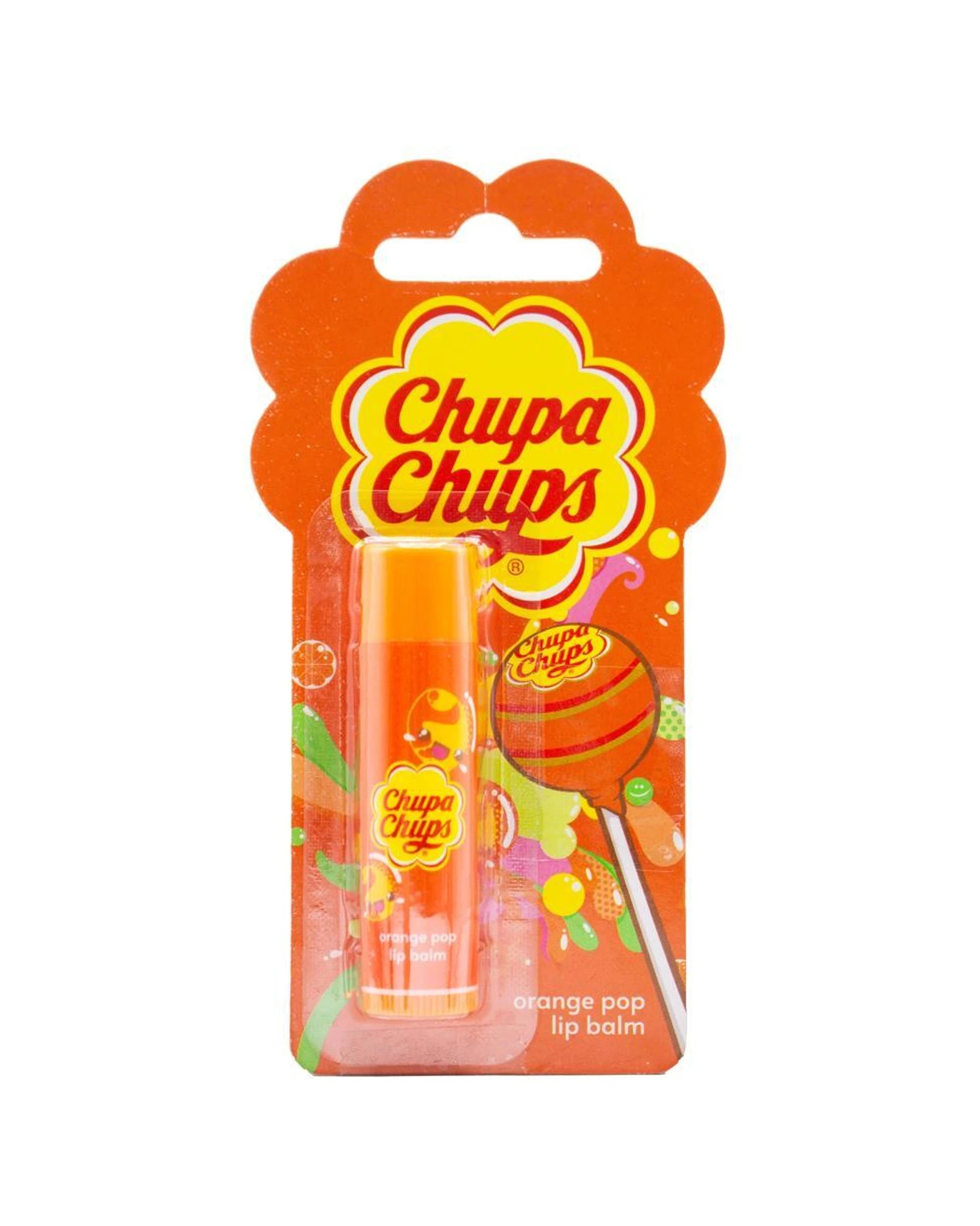 2 Chupa Chups 6PK Moisturising Lip Balm Stick Pop Scent - Orange, 2 of 3