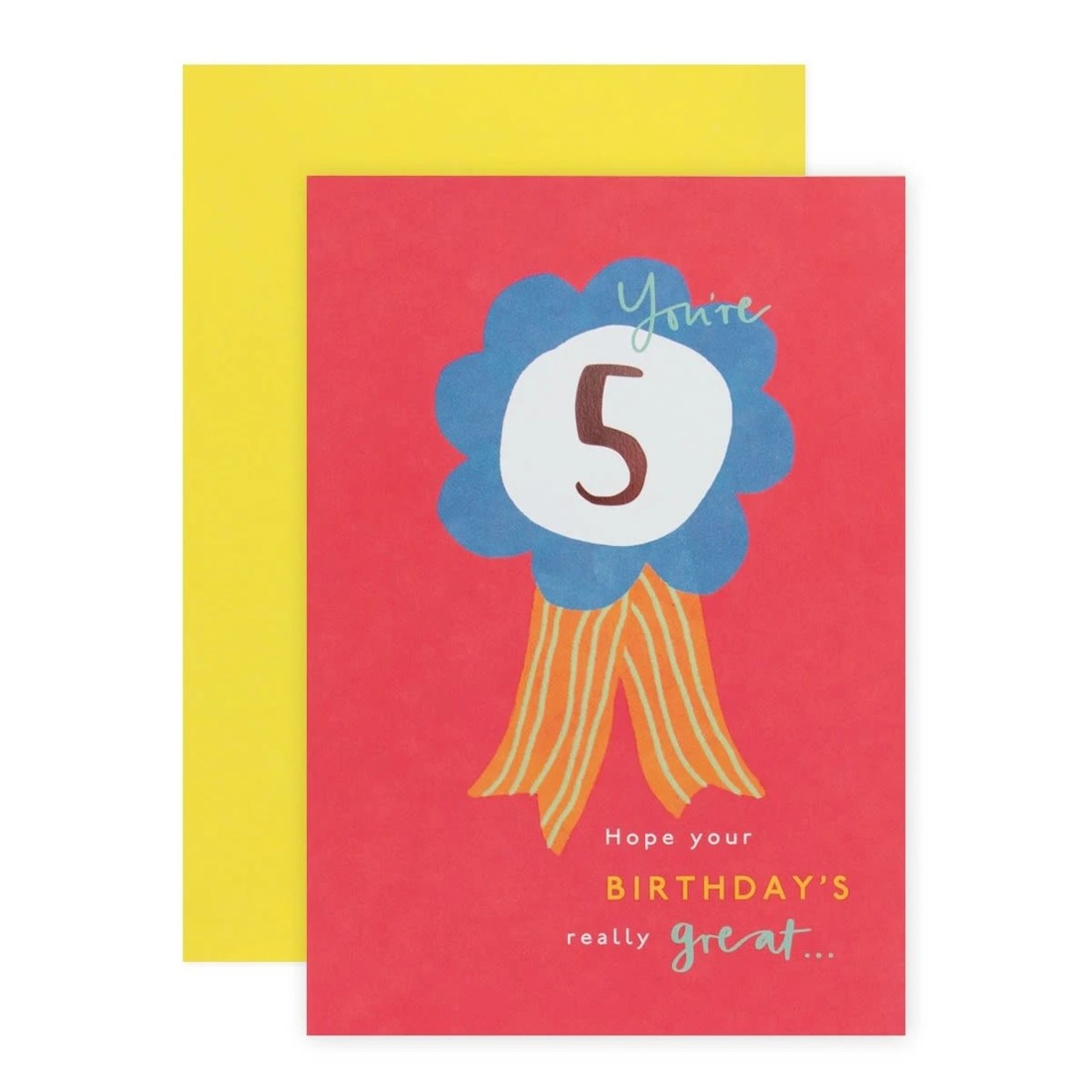 1 Connections from Hallmark 5th Birthday Card - Celebrate!, 1 of 3