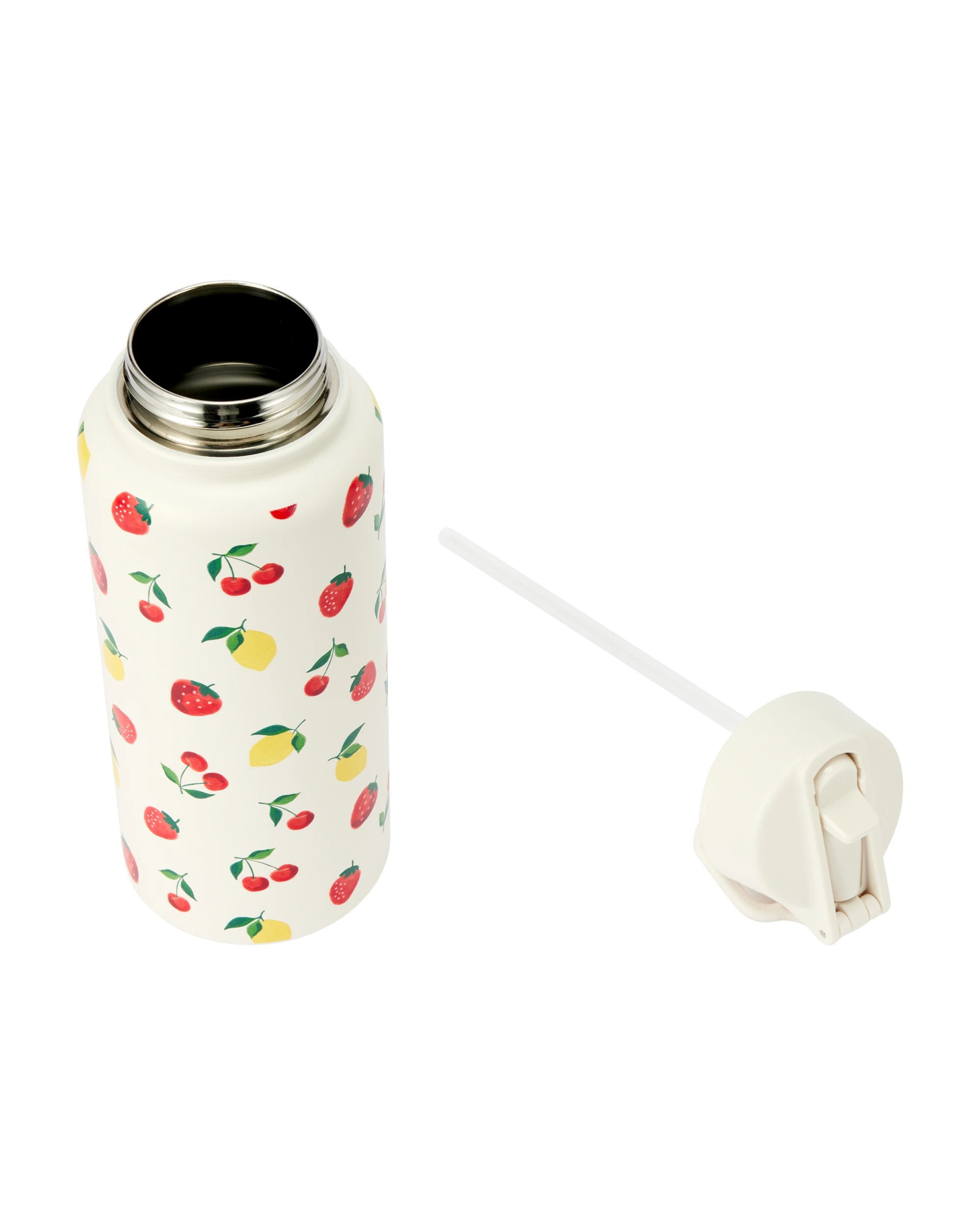 4 960ml Double Wall Insulated Cylinder Drink Bottle - Fruits, 4 of 5