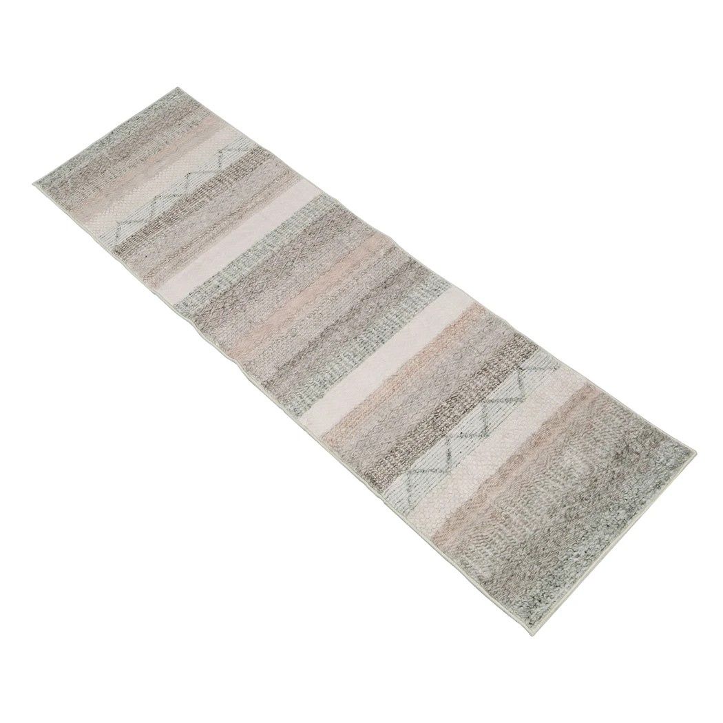 2 Marlow Wave Strips Rectangular Machine Washable Room Area Rug, 2 of 8