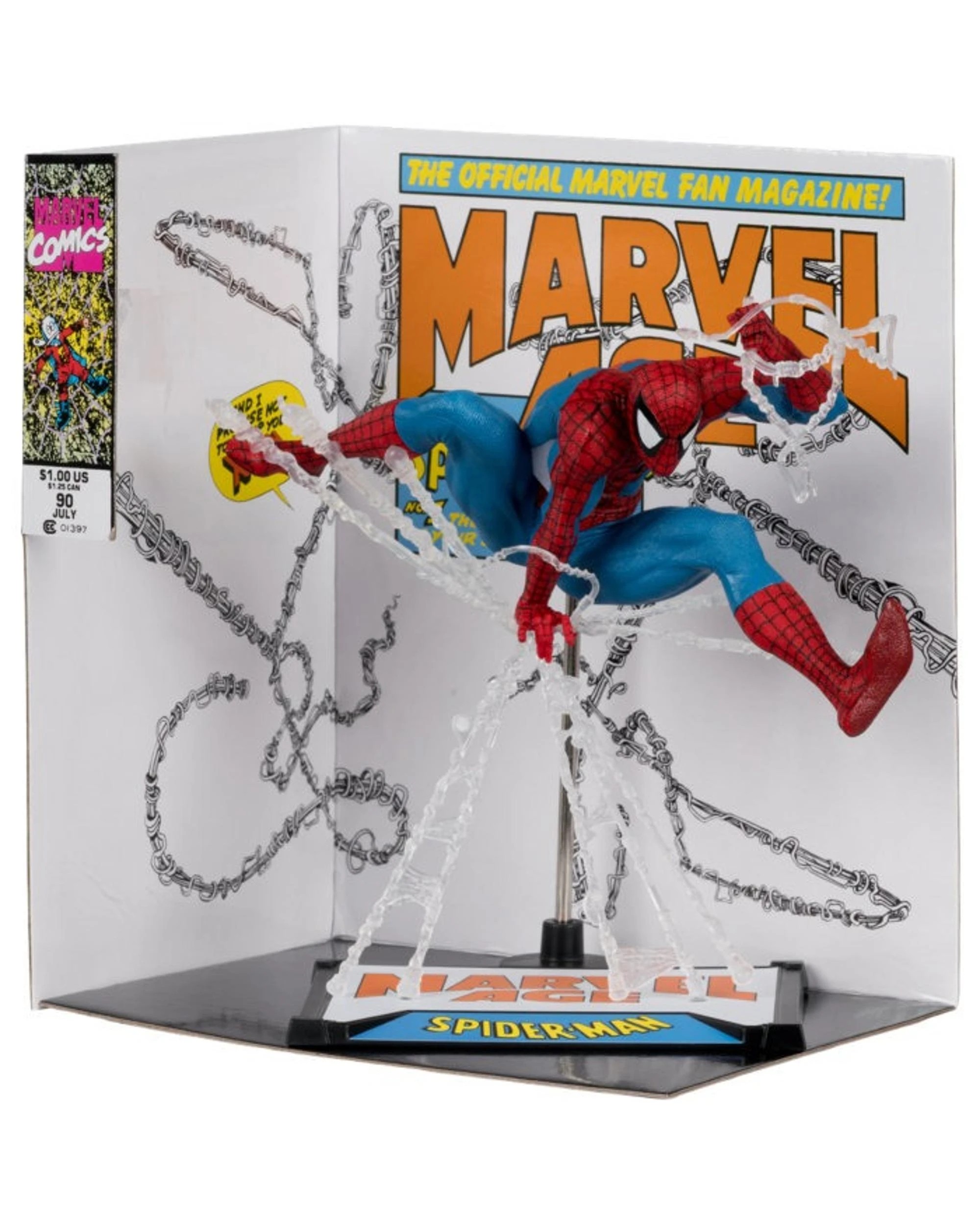 2 McFarlane Marvel Collection Marvel Age Spider-Man #90 1:10 Scale Figure, 2 of 10