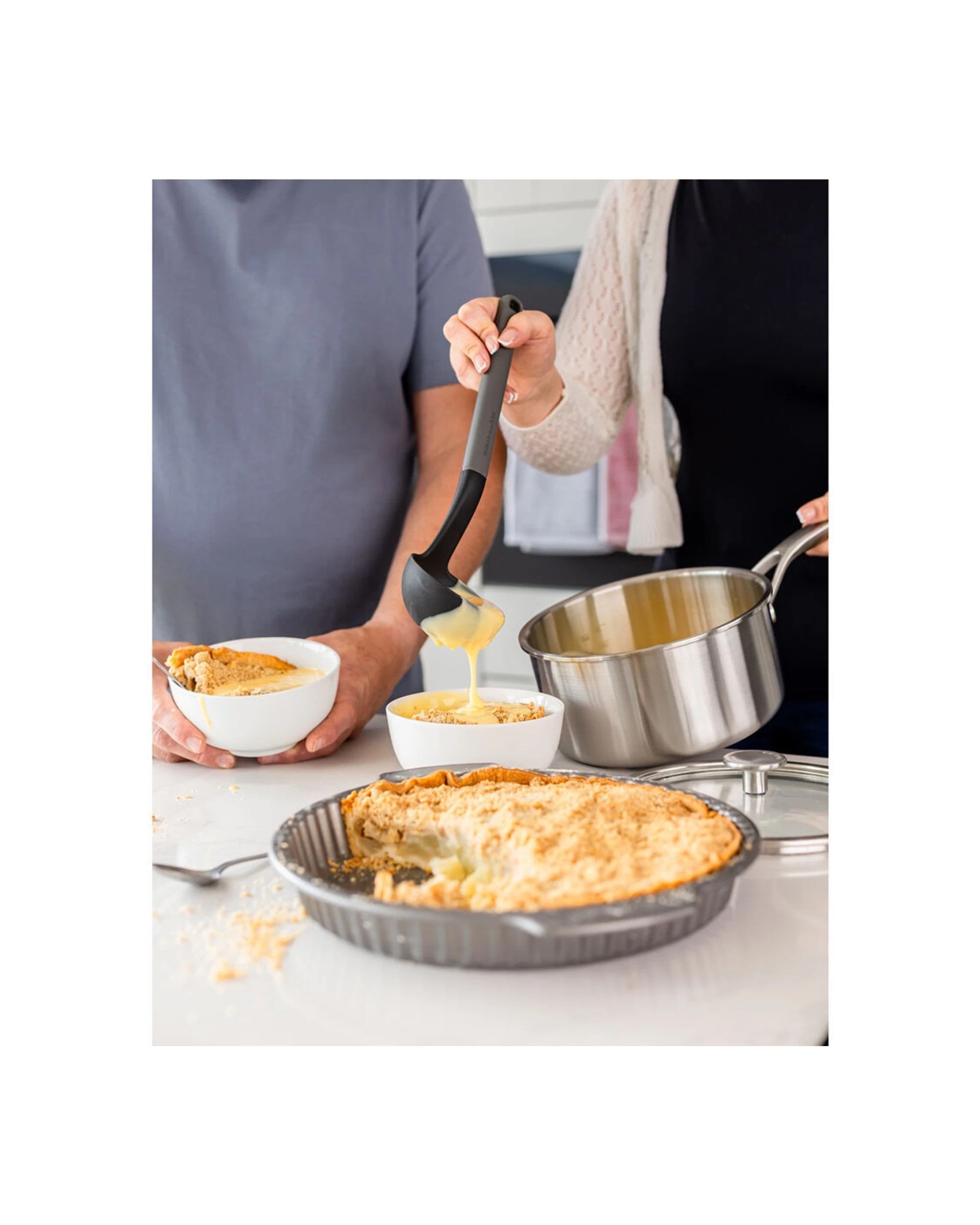 5 KitchenAid Classic Nylon Serving Ladle 2PK Heat Resistant Ergonomic Handle - Charcoal, 5 of 6