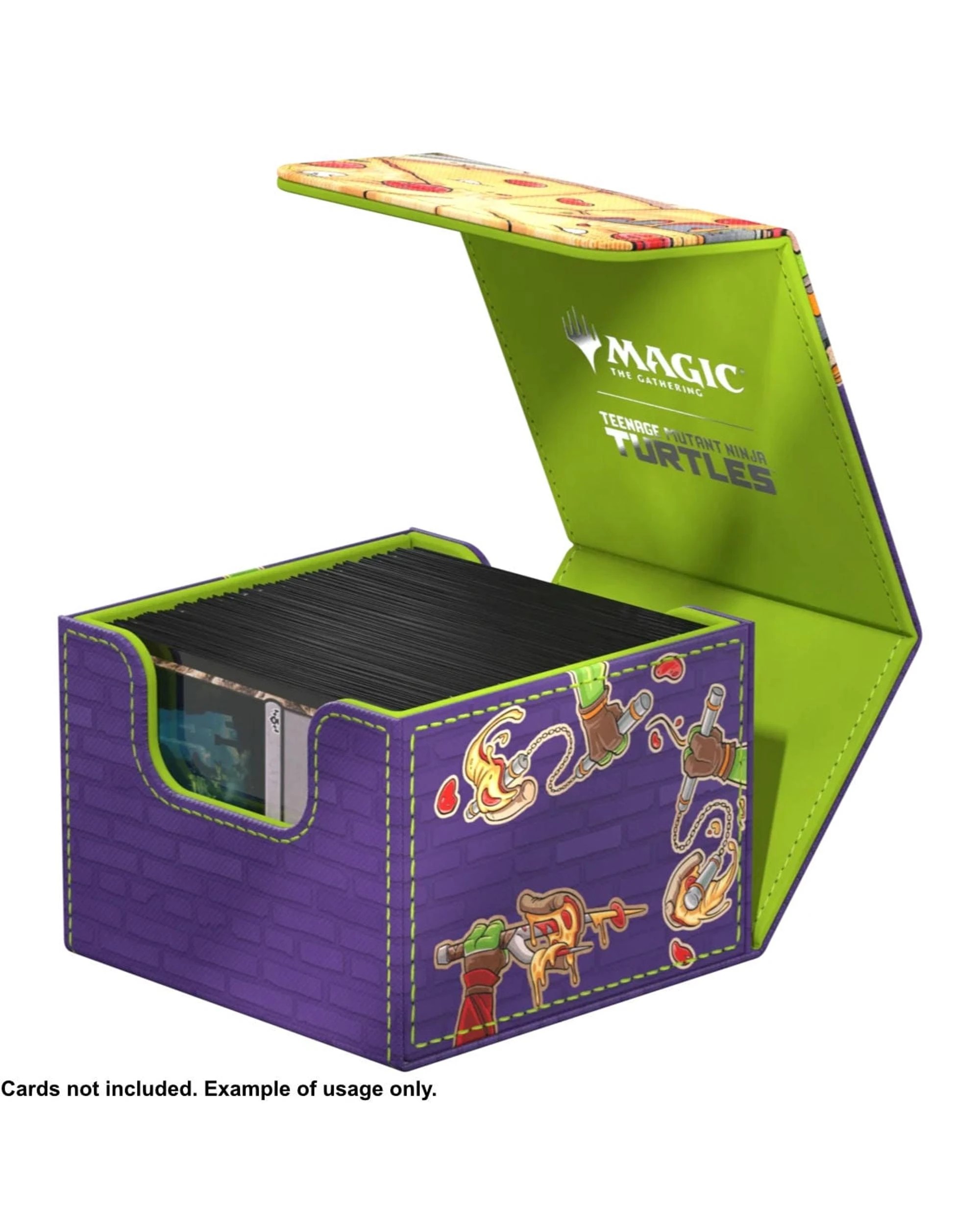 8 Ultimate Guard Magic The Gathering Teenage Mutant Ninja Turtles Sidewinder 133+ Xenoskin Pizza Box Beck Box - Purple, 8 of 10