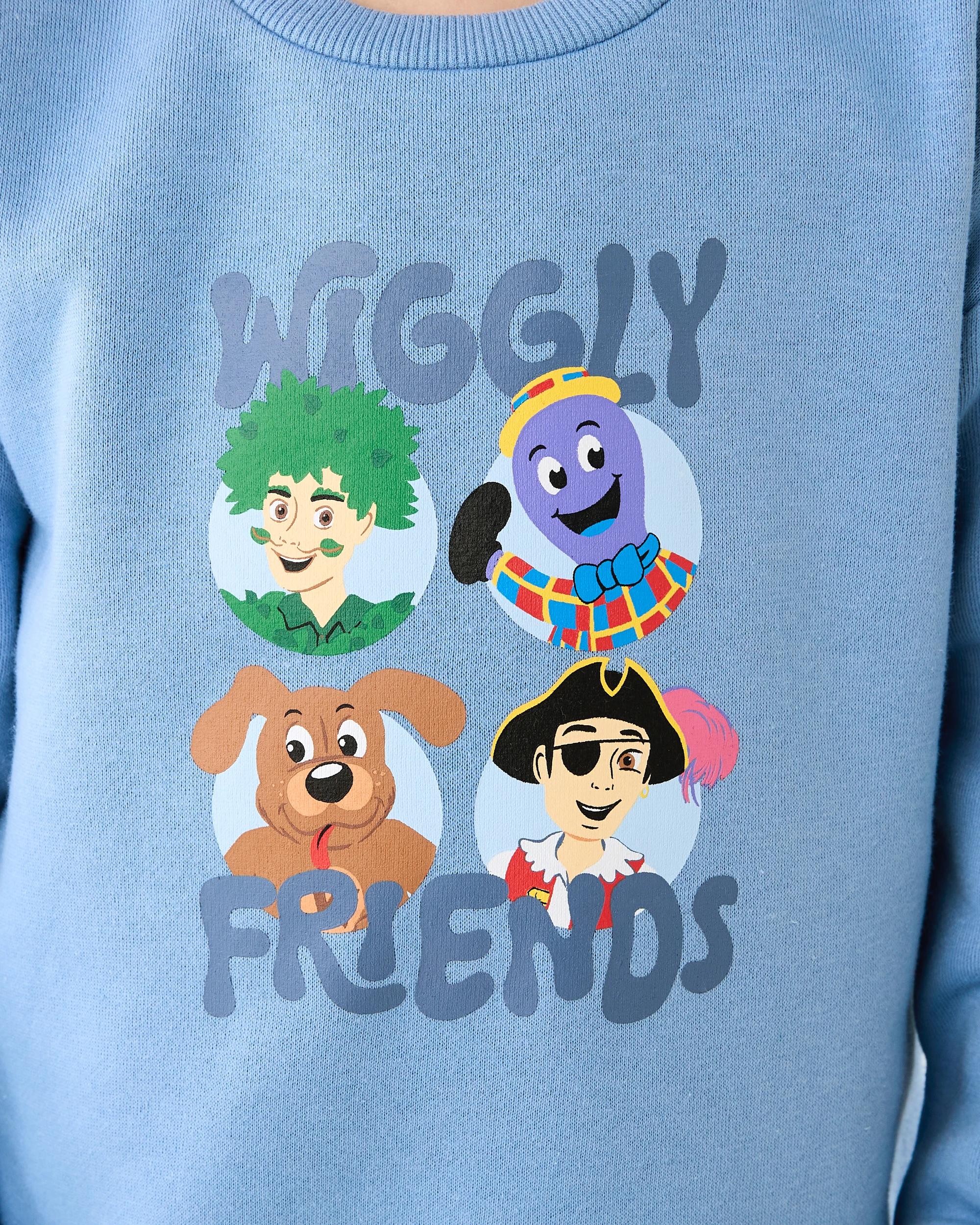 5 Wiggles License Sweat Set Blu Wiggly, 5 of 7