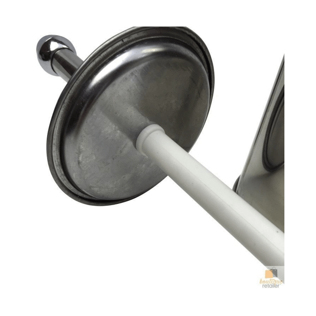 4 BR Home Stainless Steel Toilet Brush and Holder Set, 4 of 8