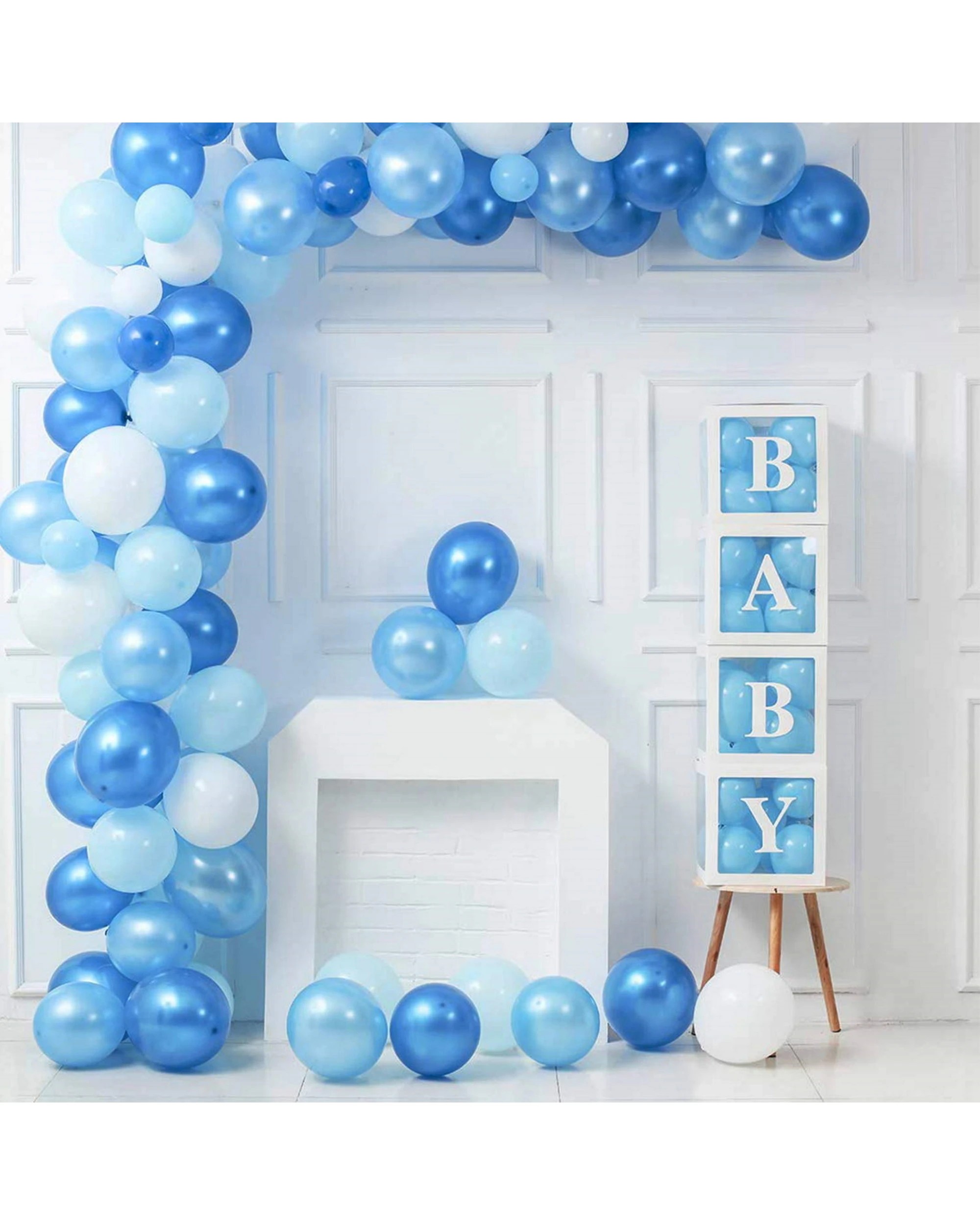 3 Partyrama White Balloon Box 30cm - White, 3 of 5