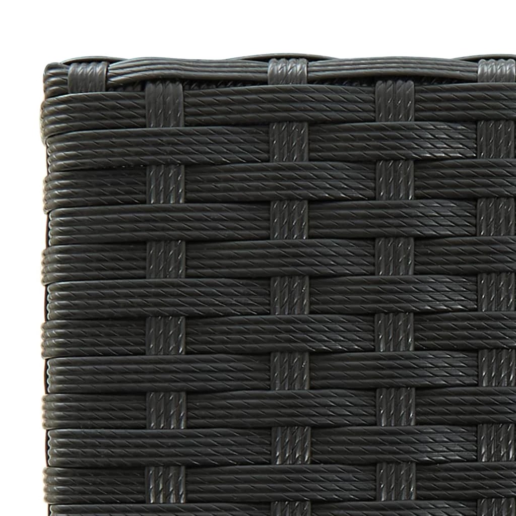 7 vidaXL bar stool Footrest - Black, 7 of 8