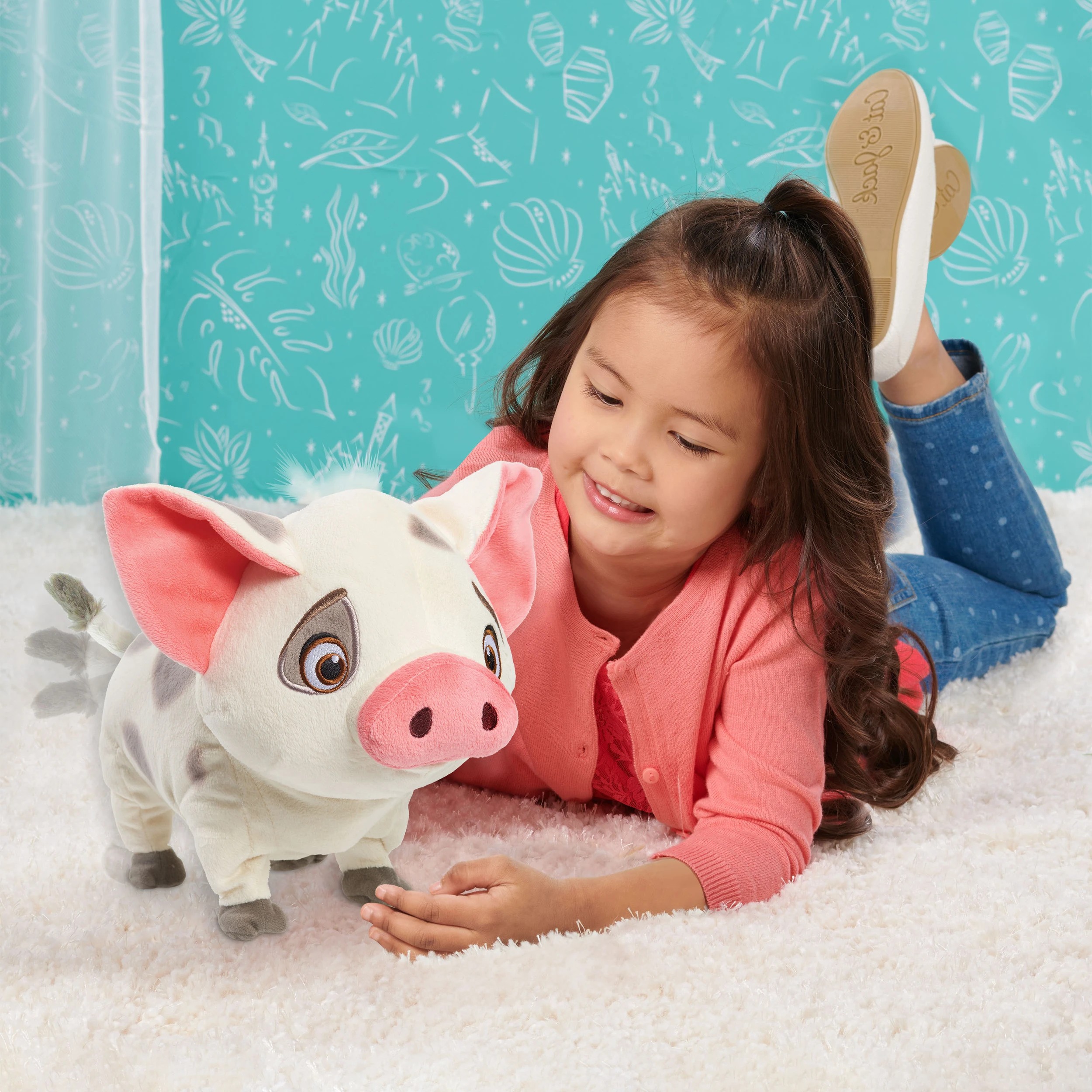 2 Disney Moana Snort & Walk Pua - Multi, 2 of 4