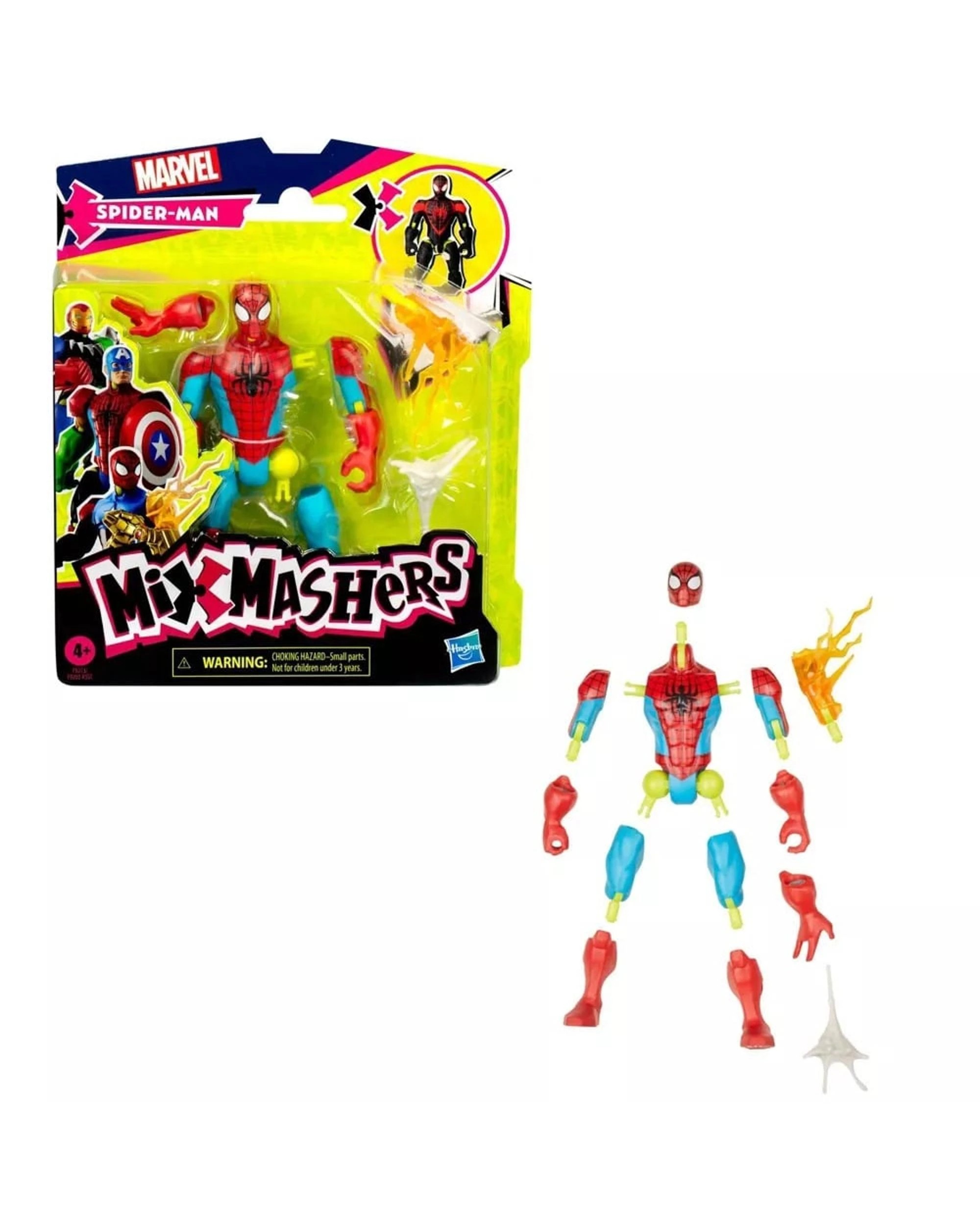 6 Mix Mashers Marvel Spider-Man Action Figure, 6 of 7