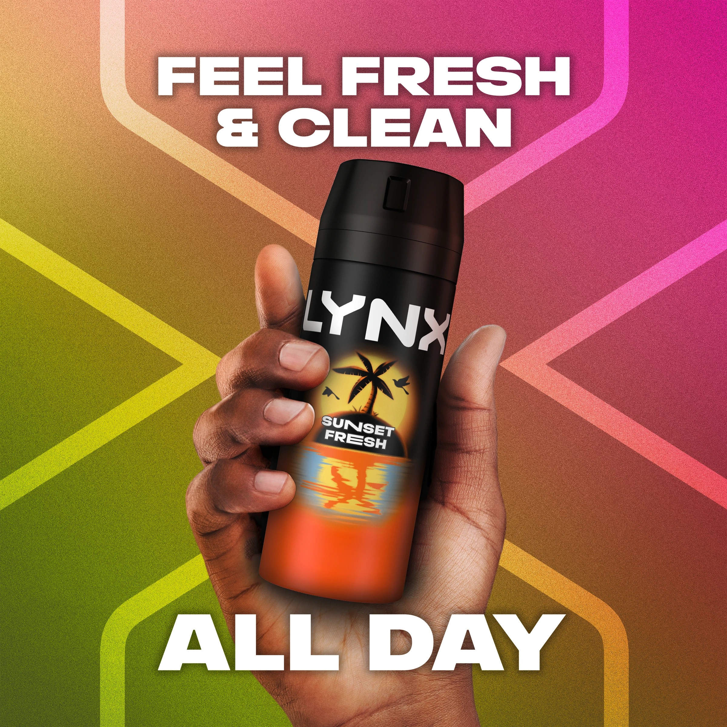 5 LYNX Sunset Fresh 48H Odour Protection Deodorant Bodyspray 165ml - Mango and Mandarin Scent, 5 of 6