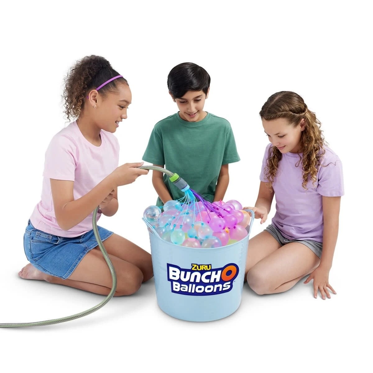 12 Zuru X-Shot Bunch O Balloons Tropical Block Party Blaster and Self-Sealing Water Balloons Set, 12 of 12