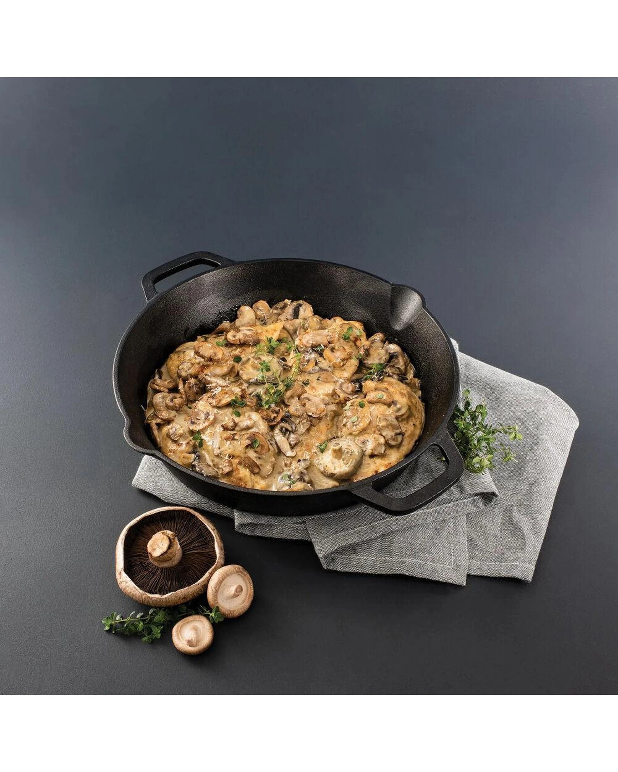 2 Pyrolux Pyrocast 43cm Chefs Pan, 2 of 2
